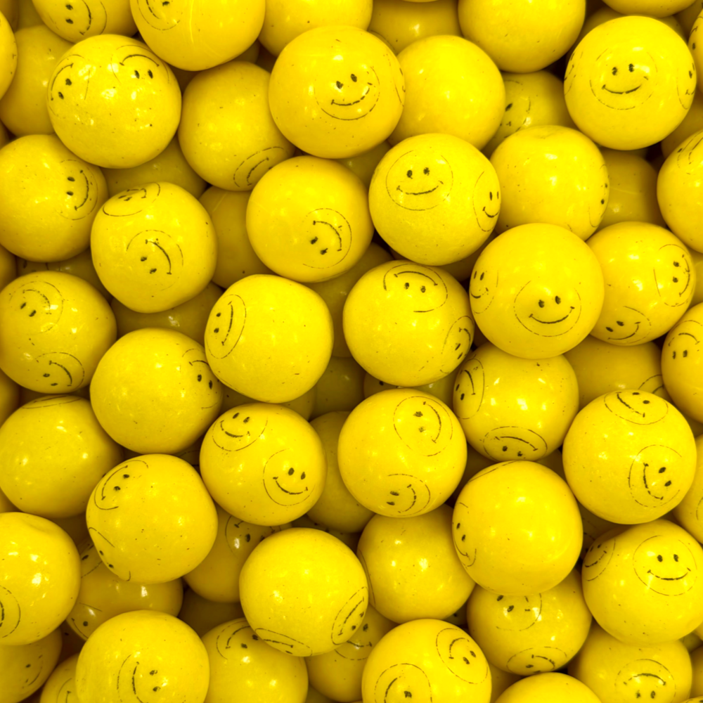 Smiley Face Gum Balls