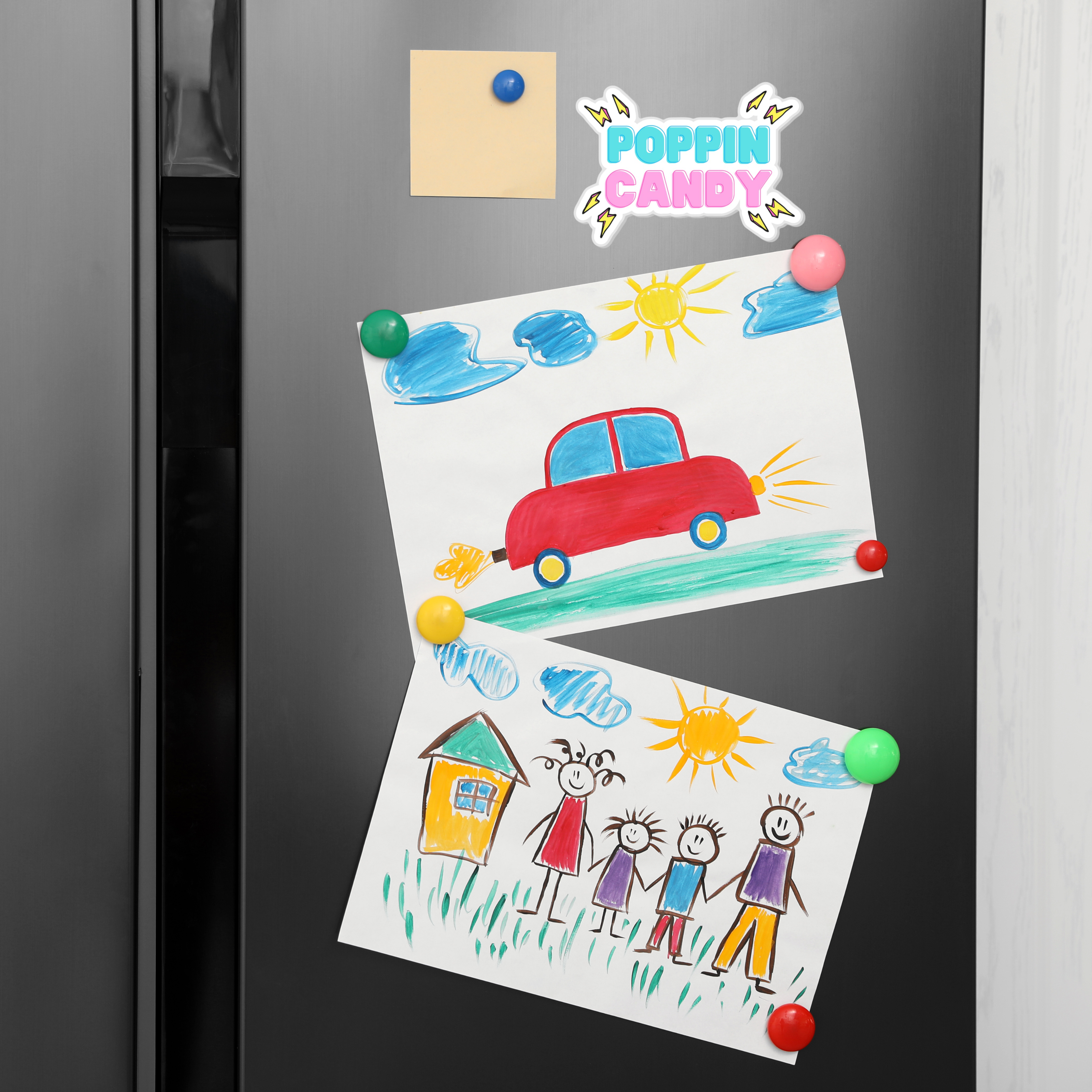 Poppin Candy Logo Magnet