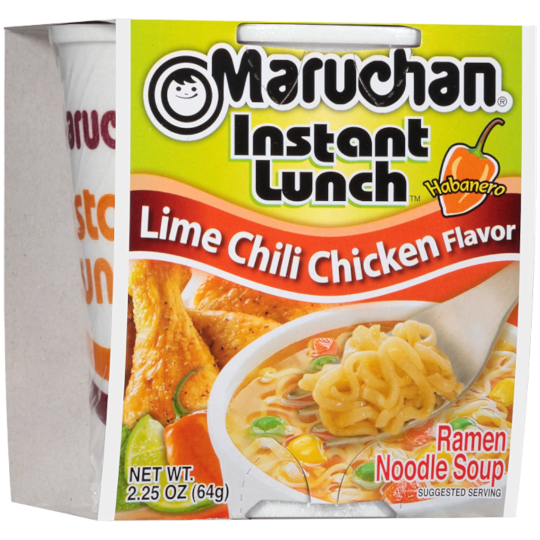Maruchan - Lime Chili Flavour with Chicken Instant Lunch Ramen Noodles - 2.25oz (64g)