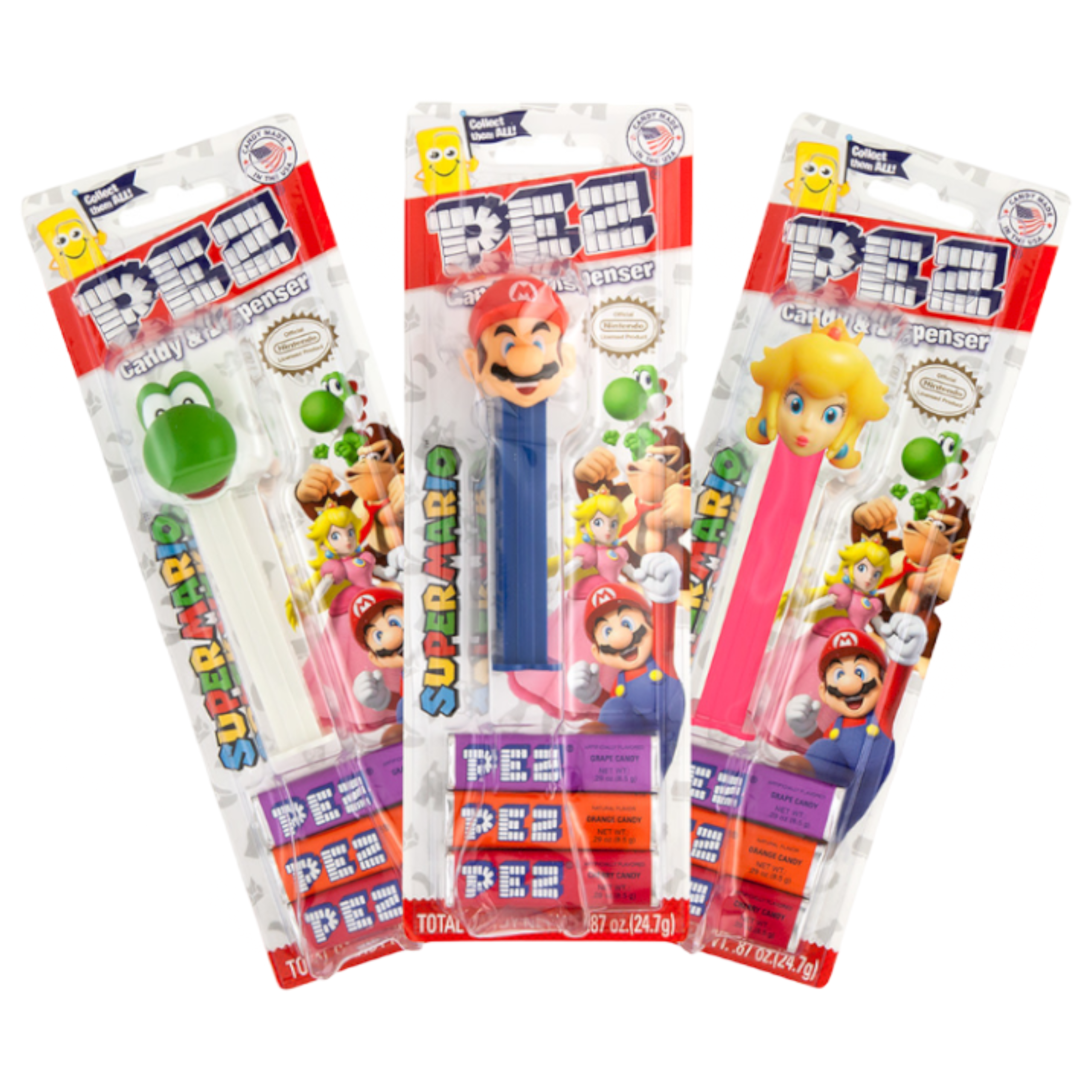 Pez Mario Blister Pack - 0.87oz (24.7g)