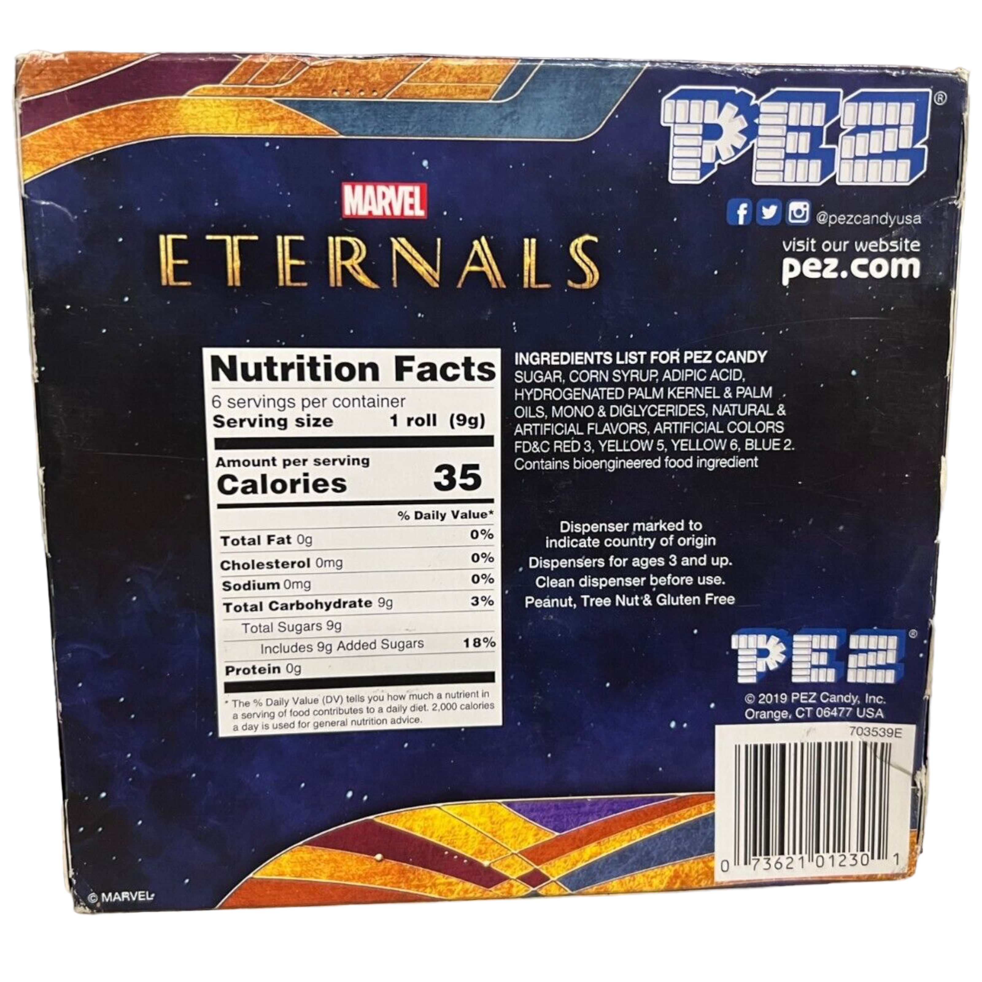 Pez Marvel Eternals Twin Pack - 1.73oz (49.3g)