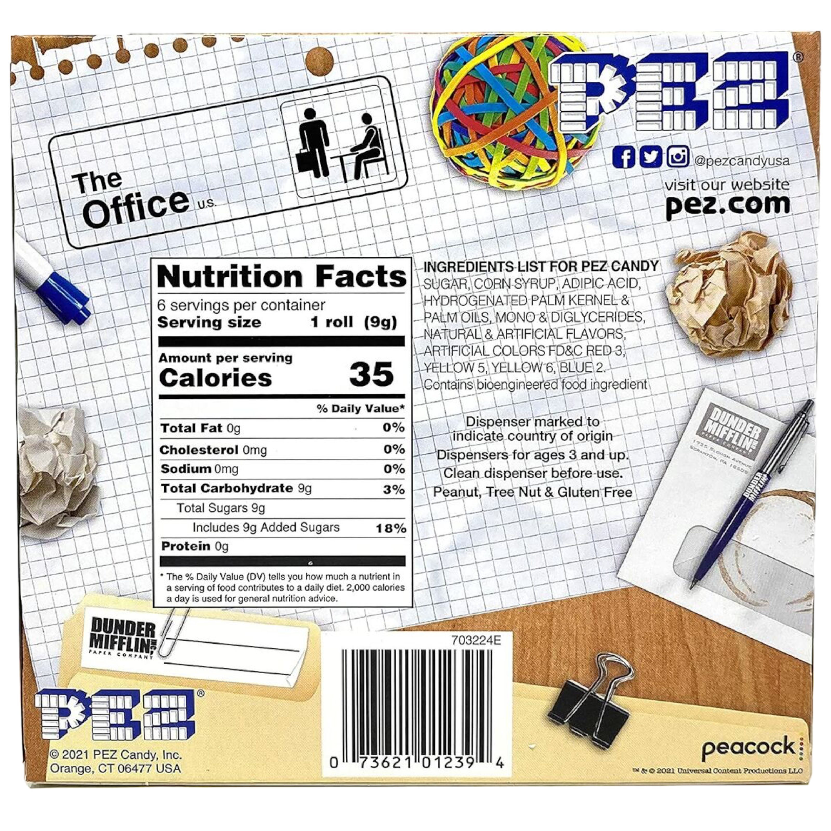 PEZ The Office Gift Set - 1.74oz (49.3g)