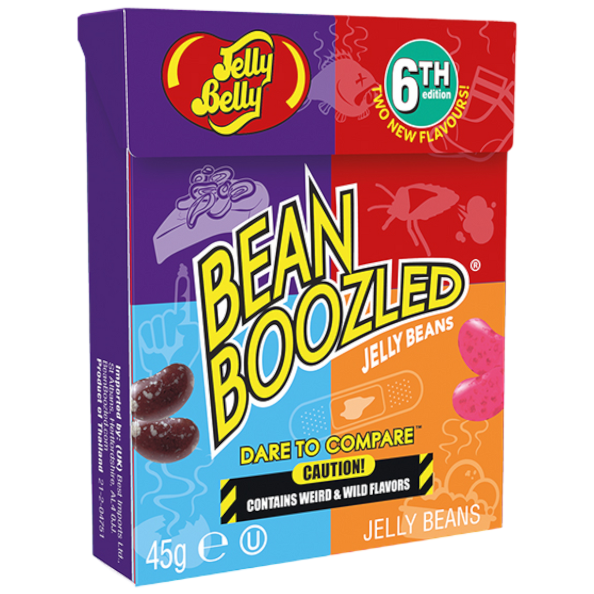 Jelly Belly Bean Boozled (6th Edition) Jelly Beans Flip Top