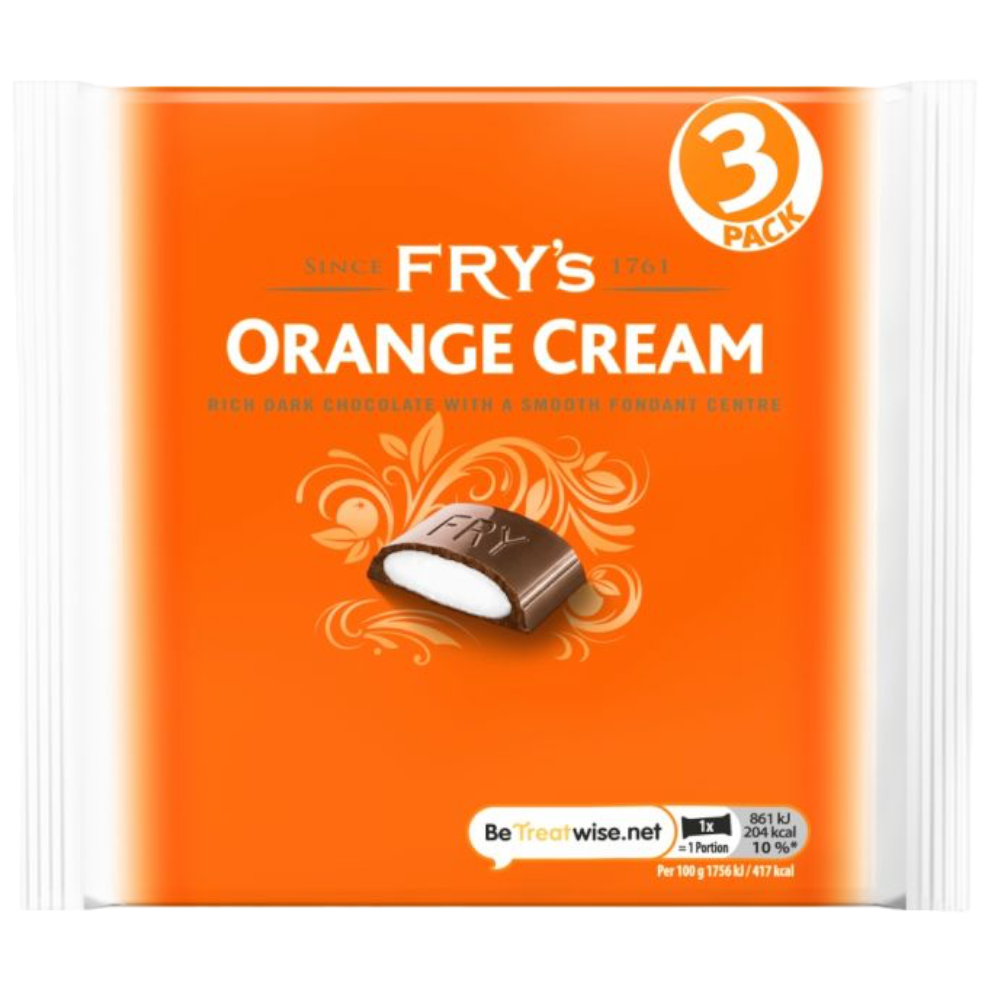 Fry's Orange Cream (3 Pack) - 5.18oz (147g)