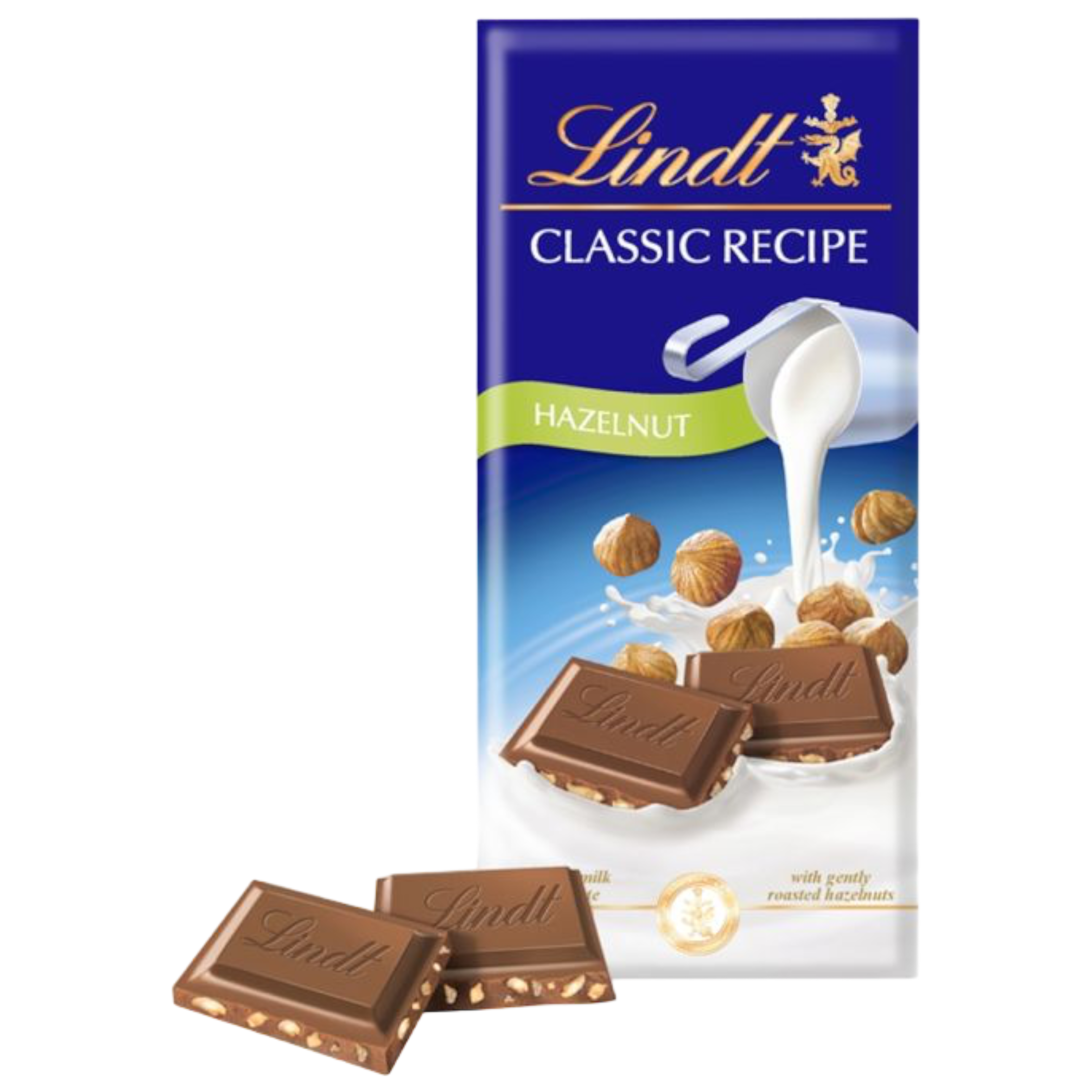 Lindt Classic Recipe Hazelnut Milk Chocolate Bar - 4.4oz (125g)