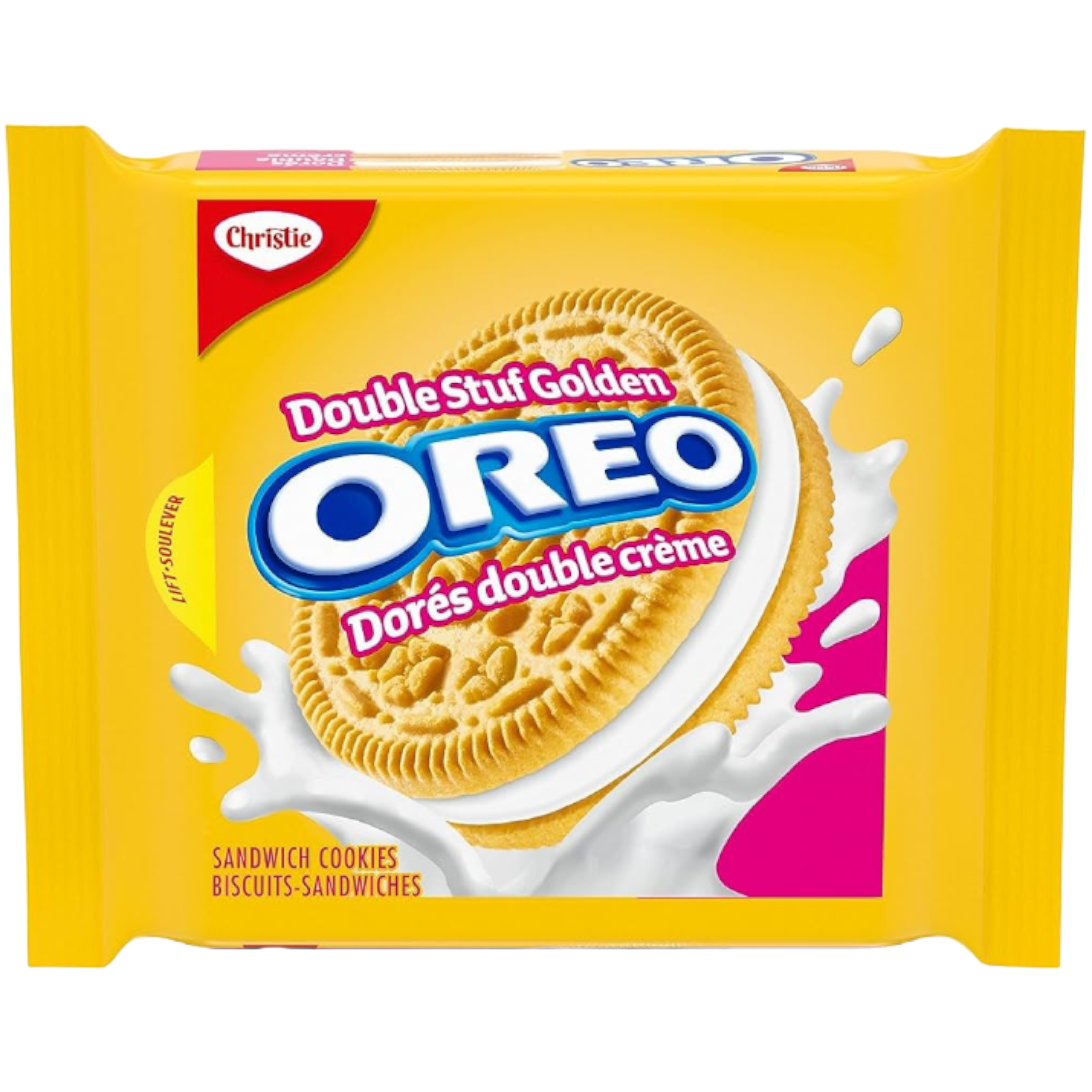 Oreo Golden Double Stuf Cookies Family Size - 18.71oz (530g)