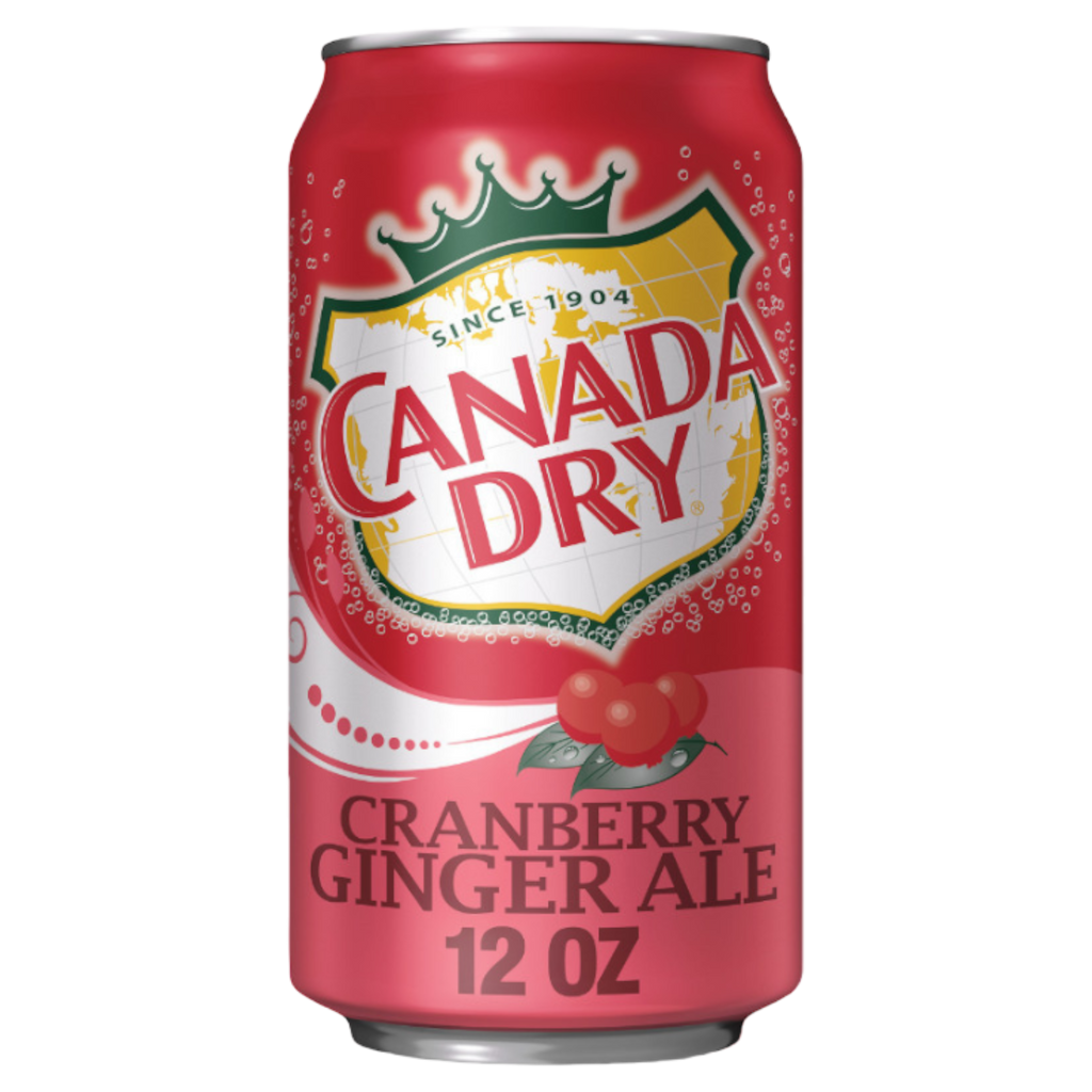 Canada Dry Cranberry Ginger Ale (Canada) - 12fl.oz (355ml)