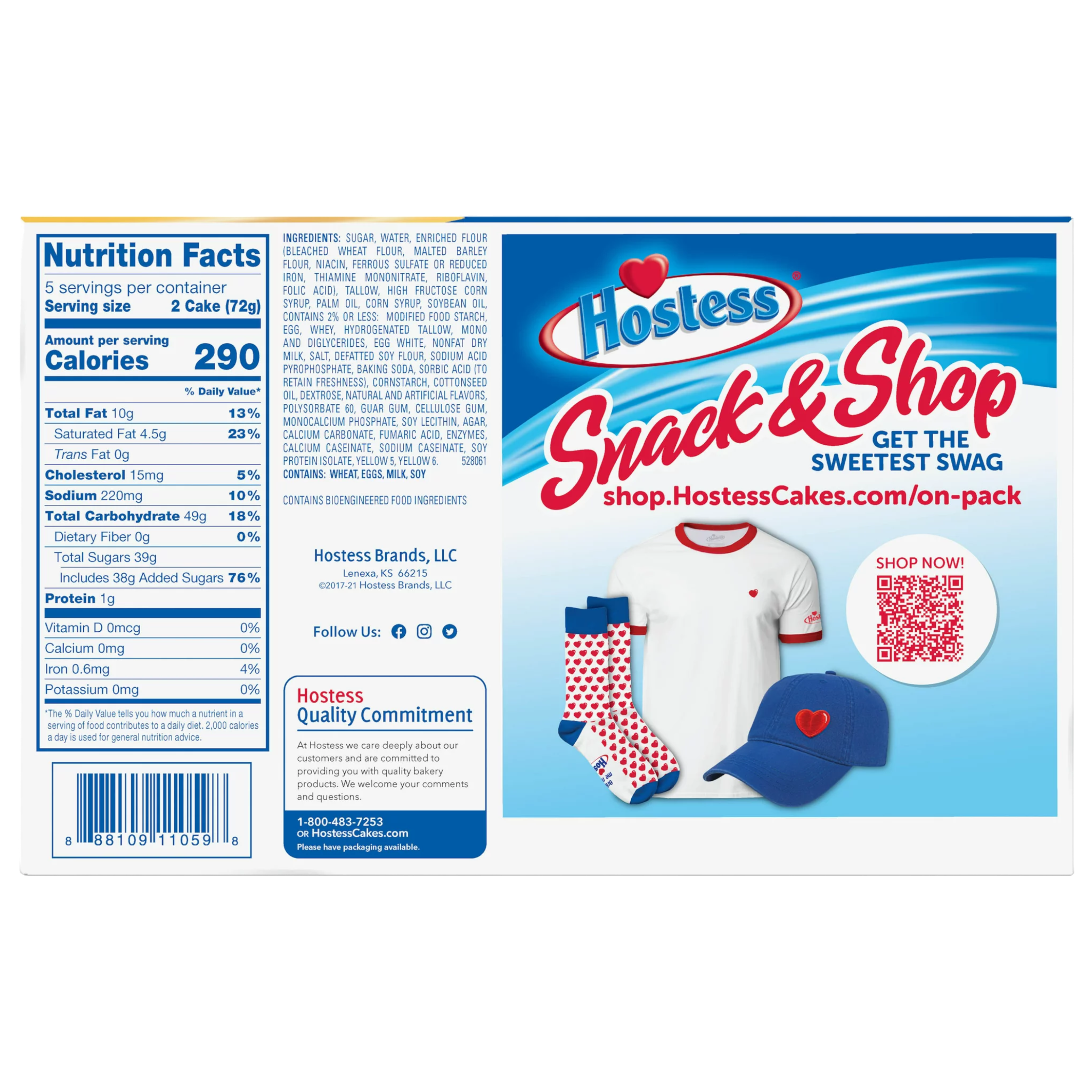 Hostess Iced Vanilla Zingers