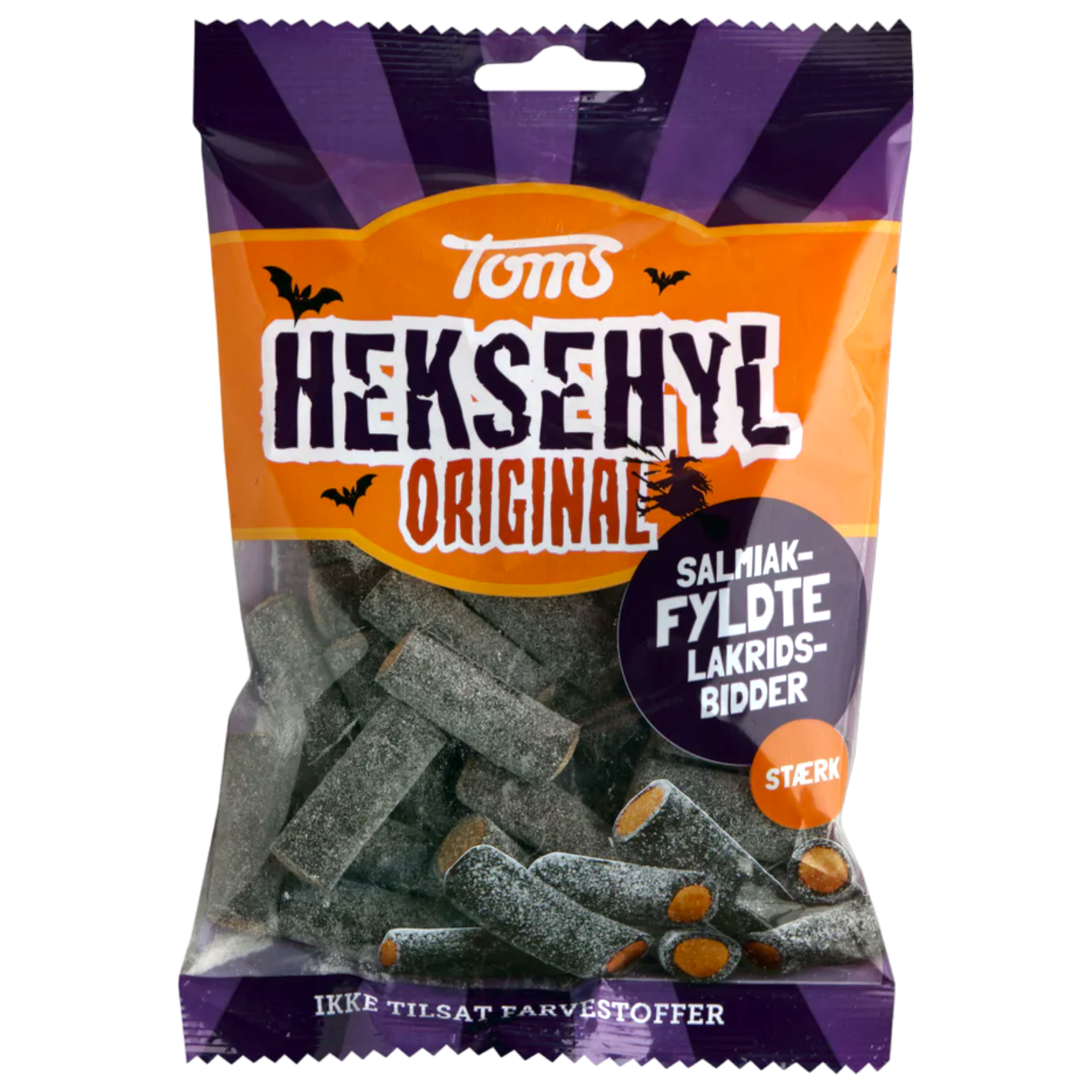 Toms Heksehyl Original Salty Liquorice Sticks (Denmark) - 4.58oz (130g)