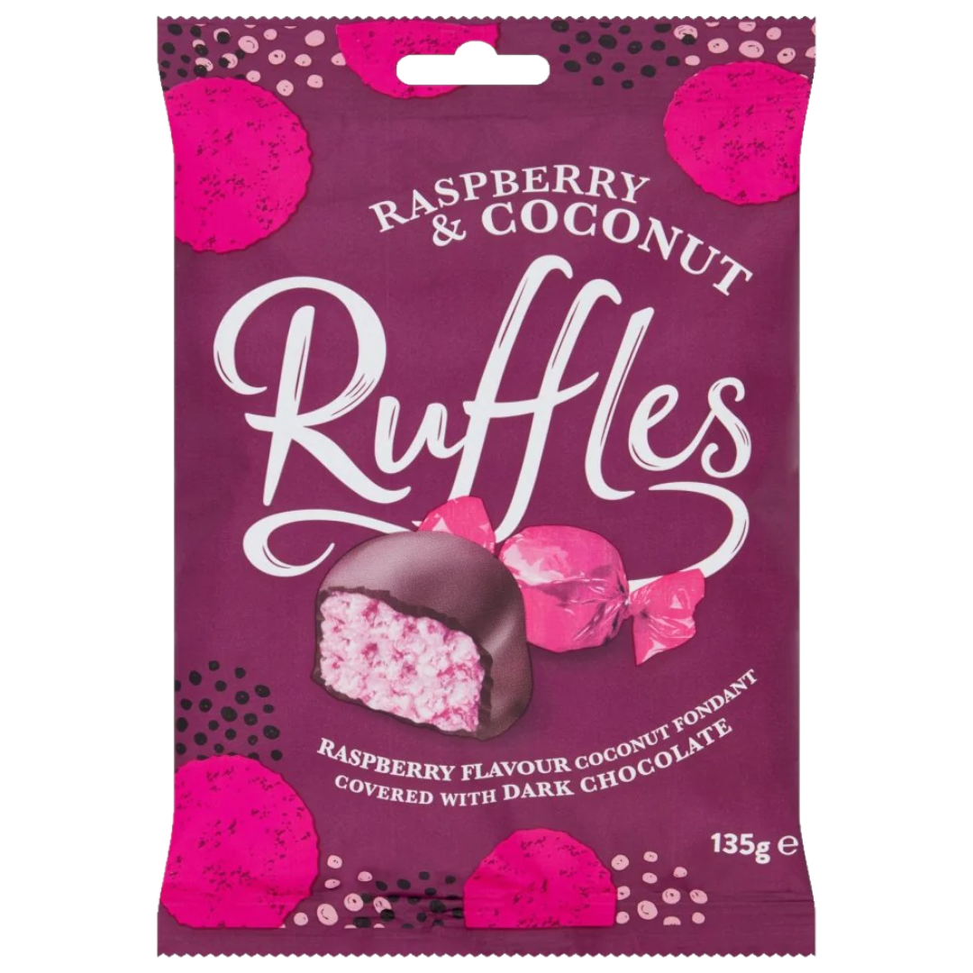 Jameson's Raspberry Ruffles Bag - 4.76oz (135g)