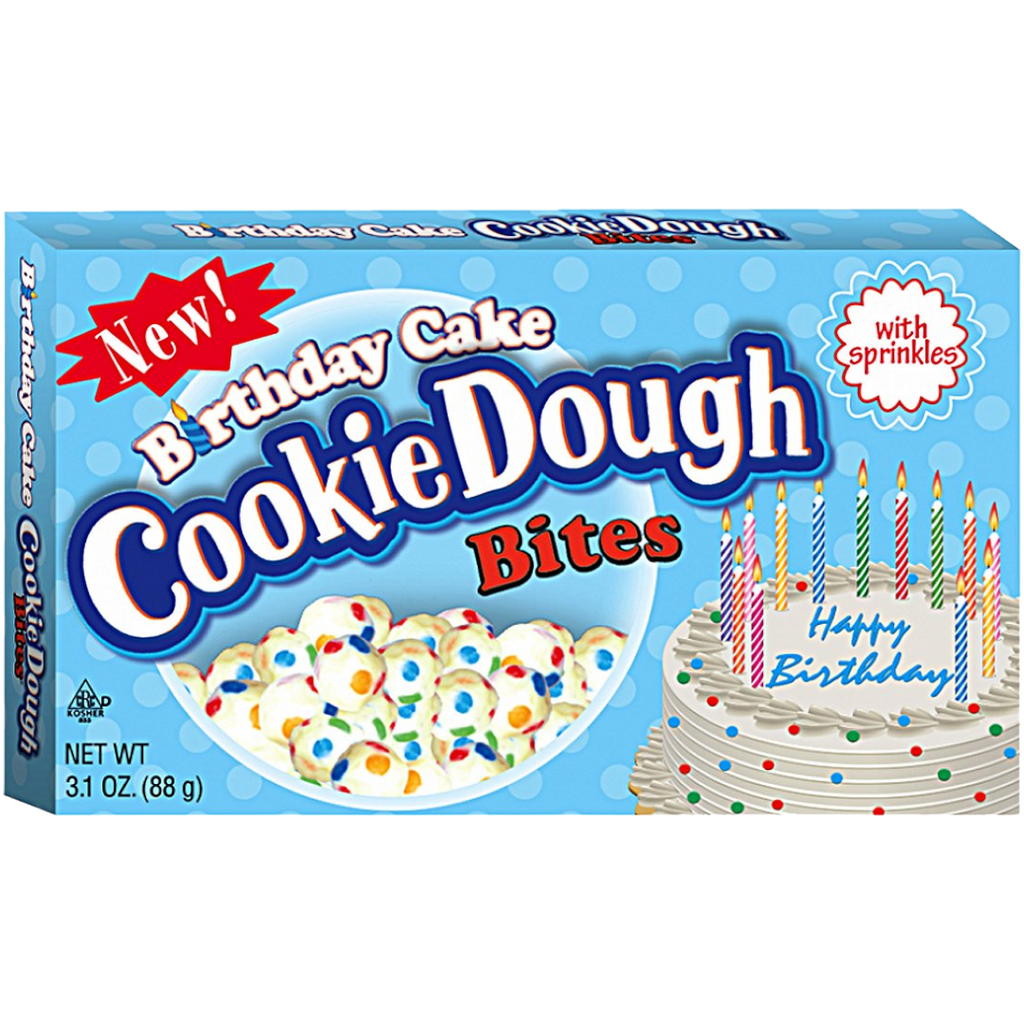 Birthday Cake Cookie Dough Bites Theatre Box - 3.1oz (88g)