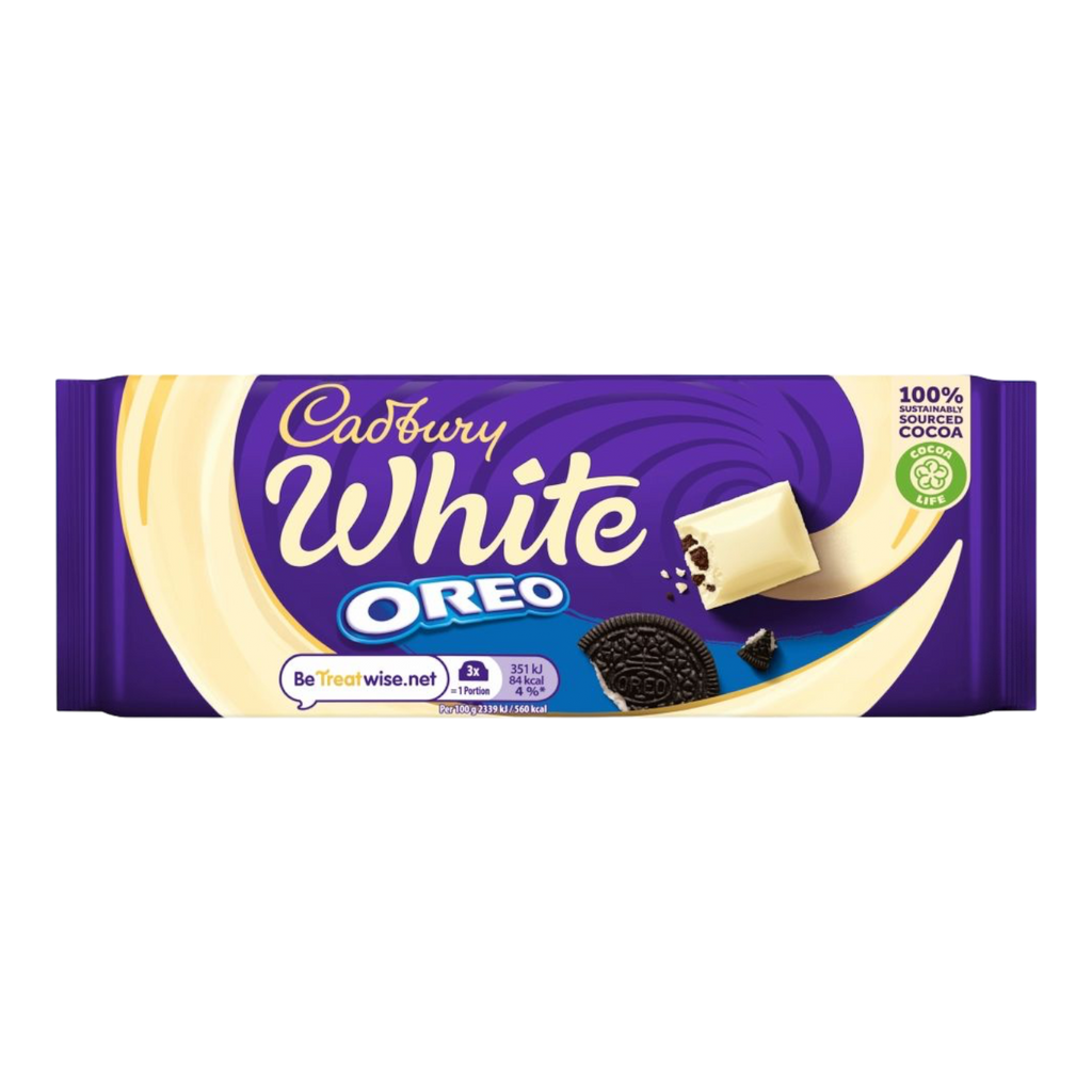 Cadbury Oreo White Chocolate Bar - 4.2oz (120g)
