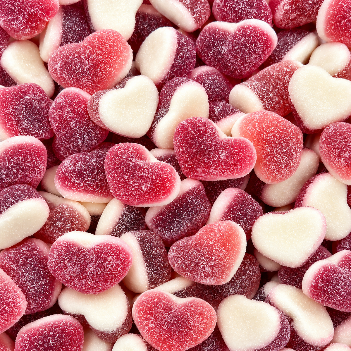 Sour Jelly Filled Hearts