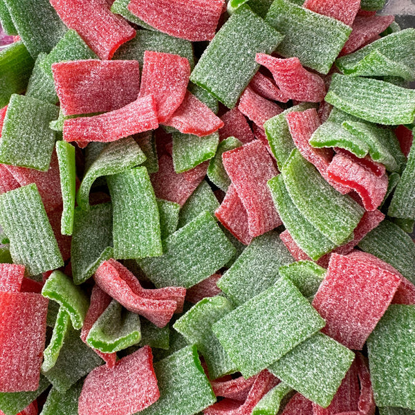 Matjes Aardbei & Appel (Sour Strawberry & Apple Belt Bites)