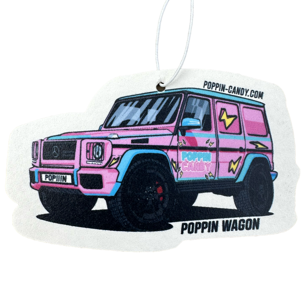 Poppin Candy Poppin Wagon Car Air Freshener New Car Scent