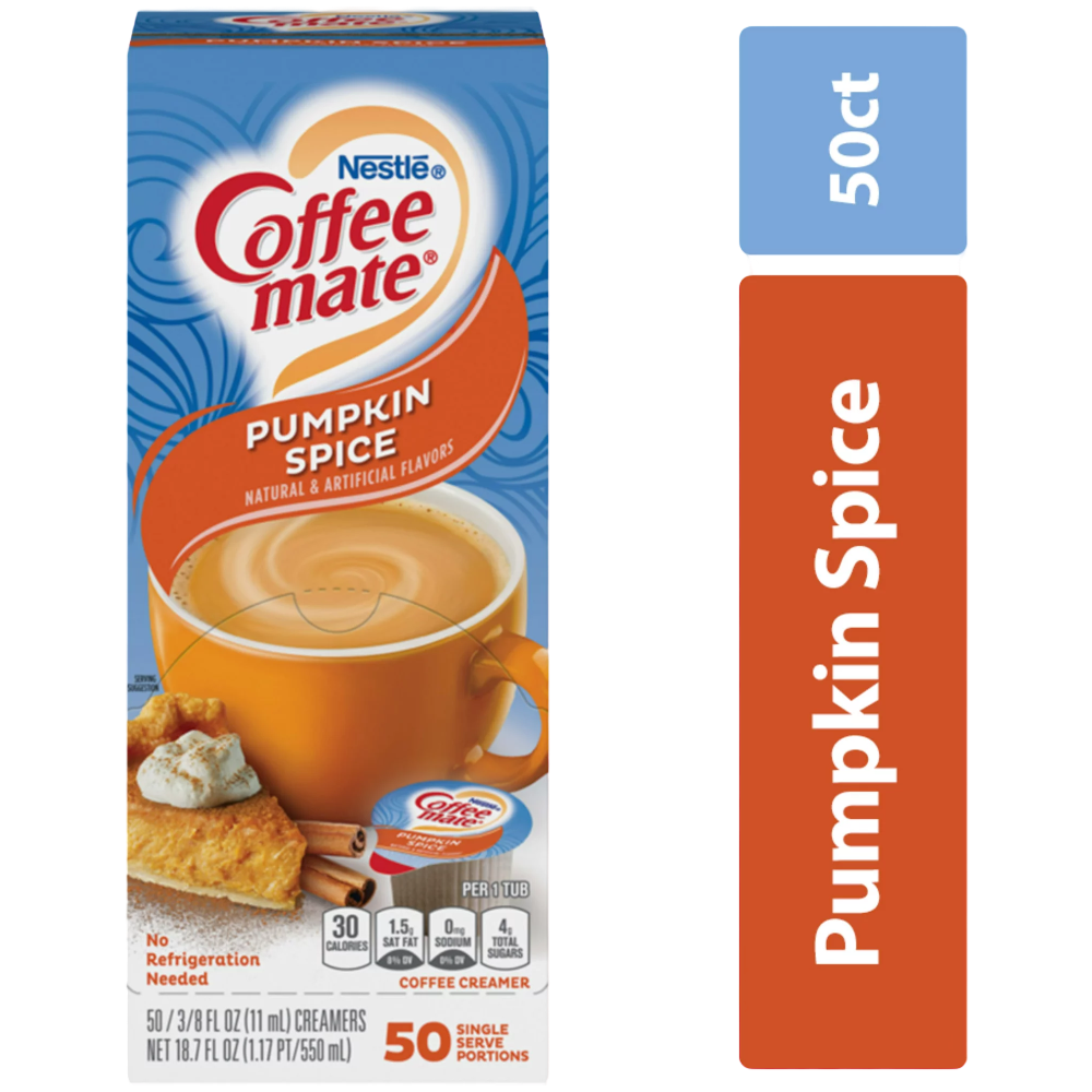 Coffee-Mate Pumpkin Spice Liquid Creamer Singles