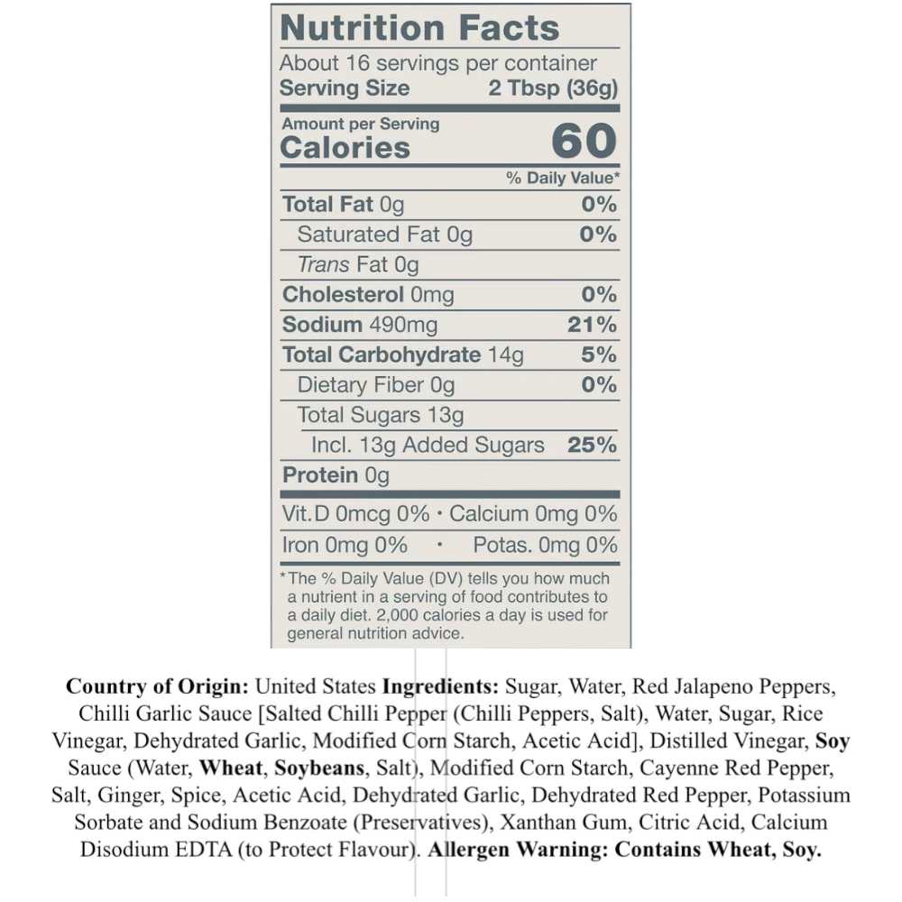 ChickFilA Sweet & Spicy Sriracha Sauce 16fl.oz (473ml) BB 06/22/24 Poppin Candy