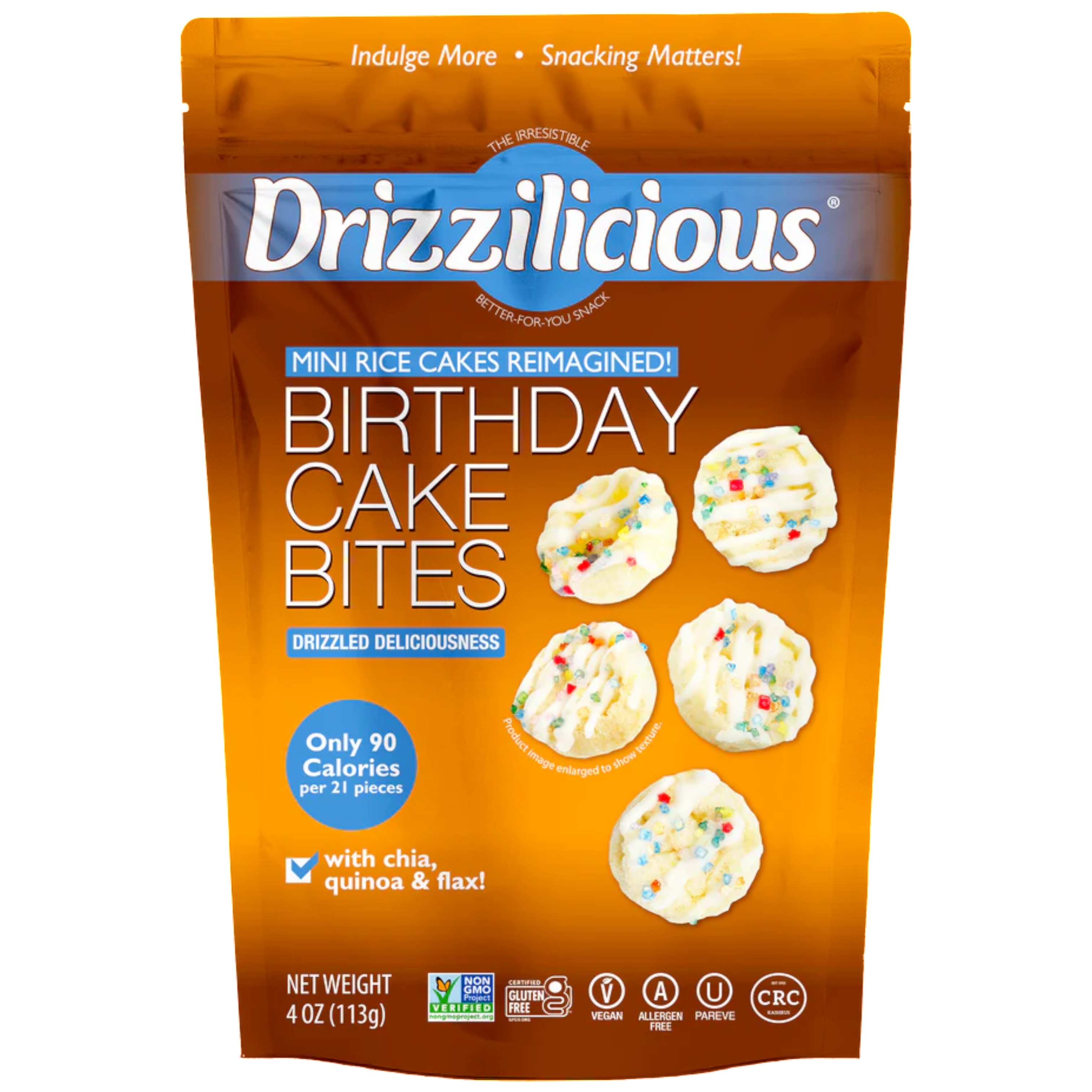 Drizzilicious Birthday Cake Bites - 4oz (113.3g)