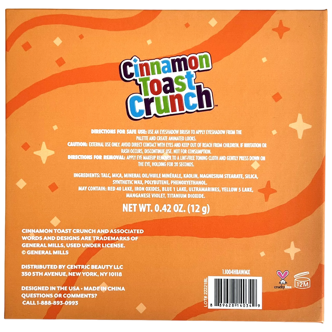 Cinnamon Toast Crunch Eyeshadow Palette - 0.42oz (12g)