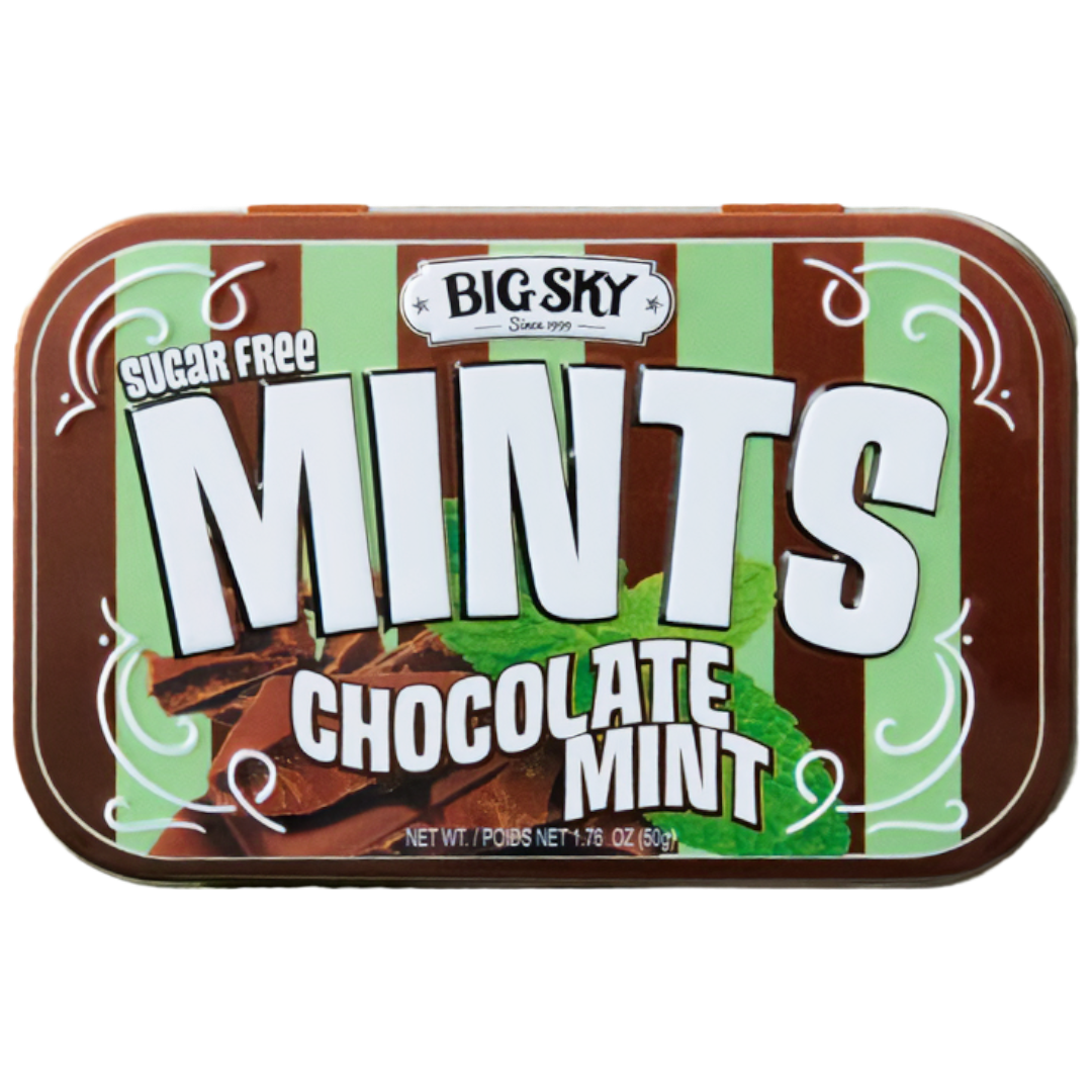 Big Sky Mints Chocolate Mint (Canada) 1.76oz (50g) Poppin Candy