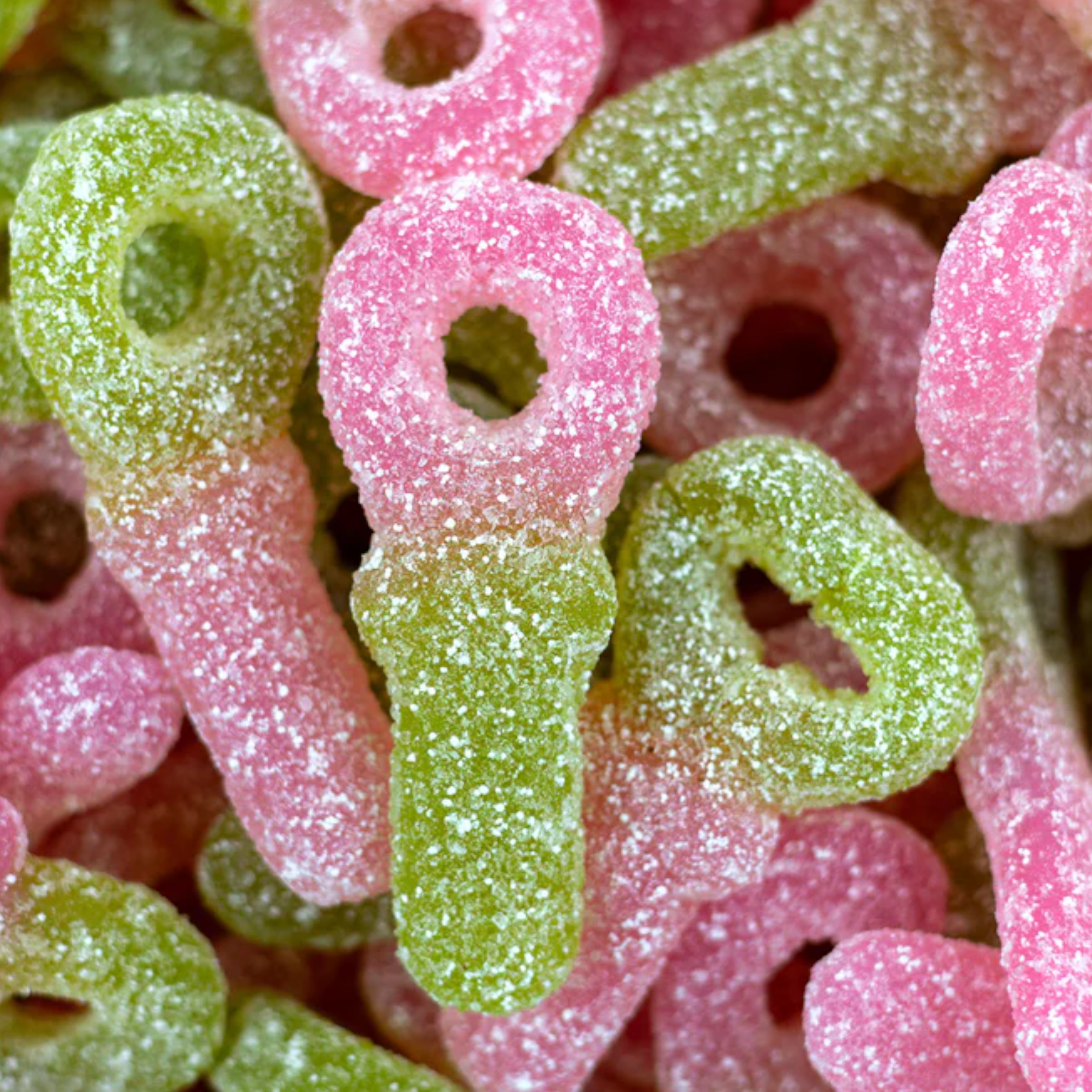 Sura Vattenmelonnappar (Sour Watermelon Dummies)