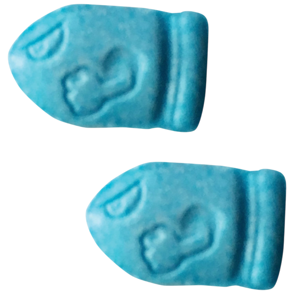 Super Mario Bullet Bill Blue Raspberry Sours Candy Tin - 0.60oz (17g)