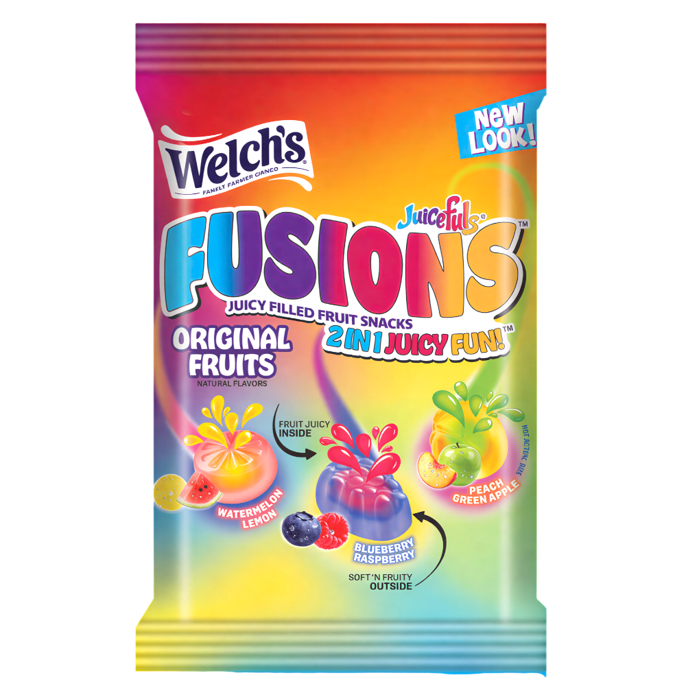 juicy Welch's Juicefuls Fusions 2-in-1 Juicy Filled Fruit Snacks - 4oz