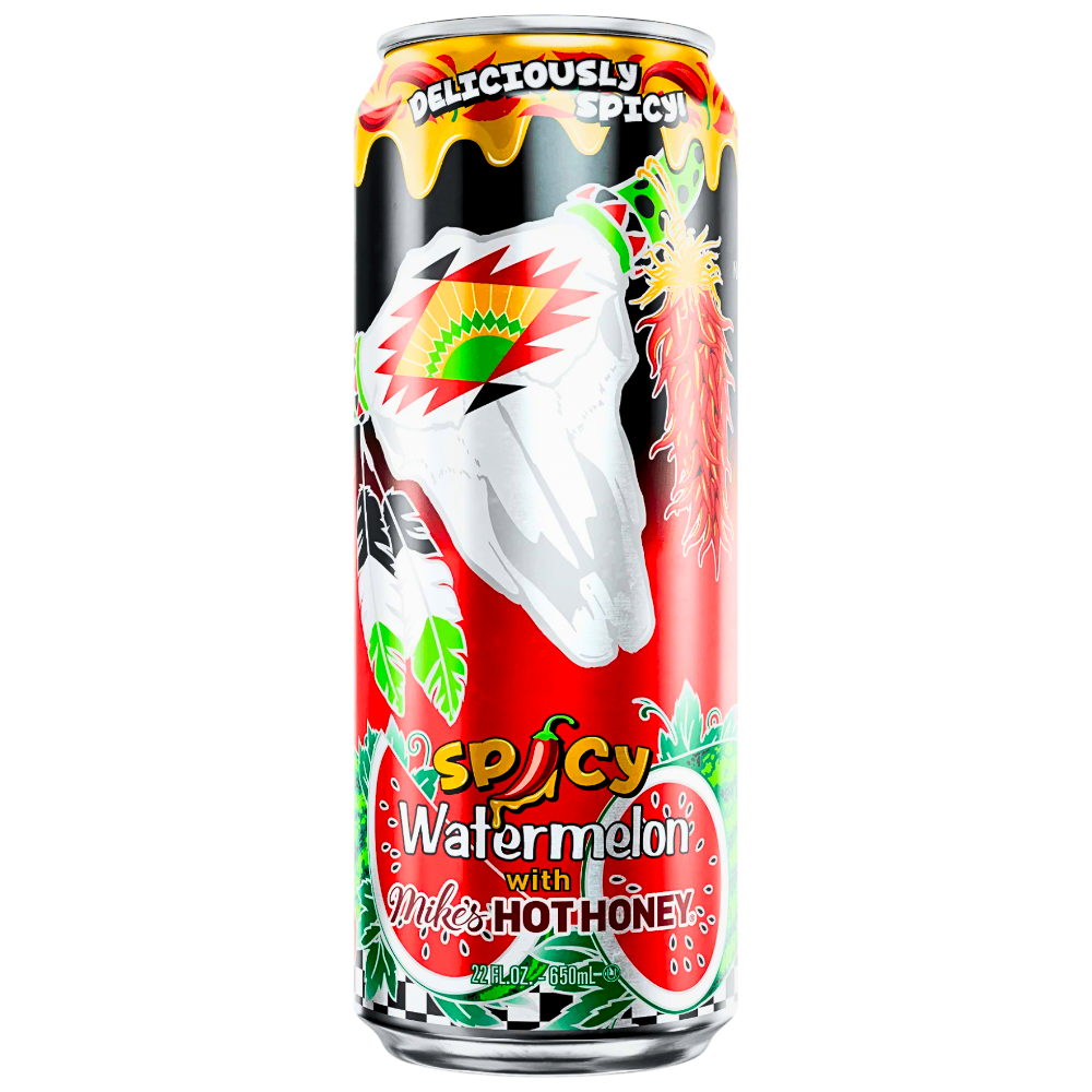 AriZona Spicy Watermelon With Mike's Hot Honey - 22oz (650ml