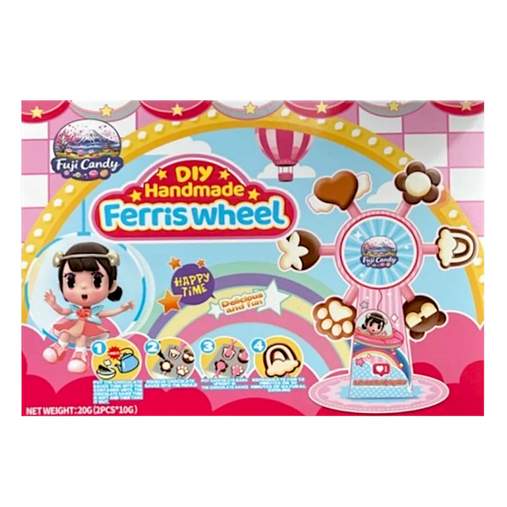 Fuji Candy DIY Handmade Ferris Wheel Kit Box - 0.71oz (20g)