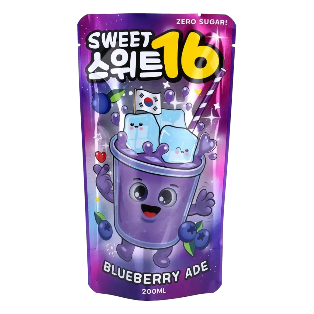 Sweet 16 Blueberry Ade - 7.4fl.oz (200ml) – Poppin Candy