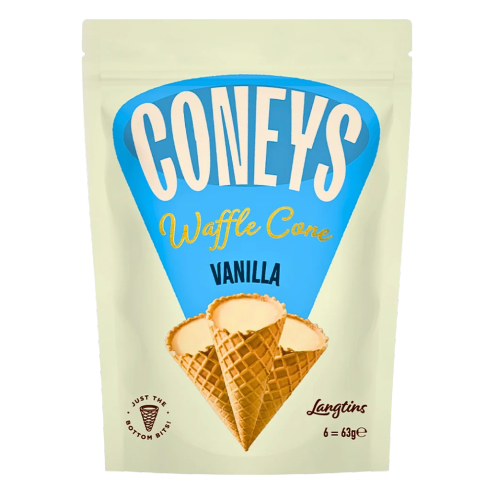 Coneys Waffle Cone Vanilla Flavour - 2.2oz (63g)