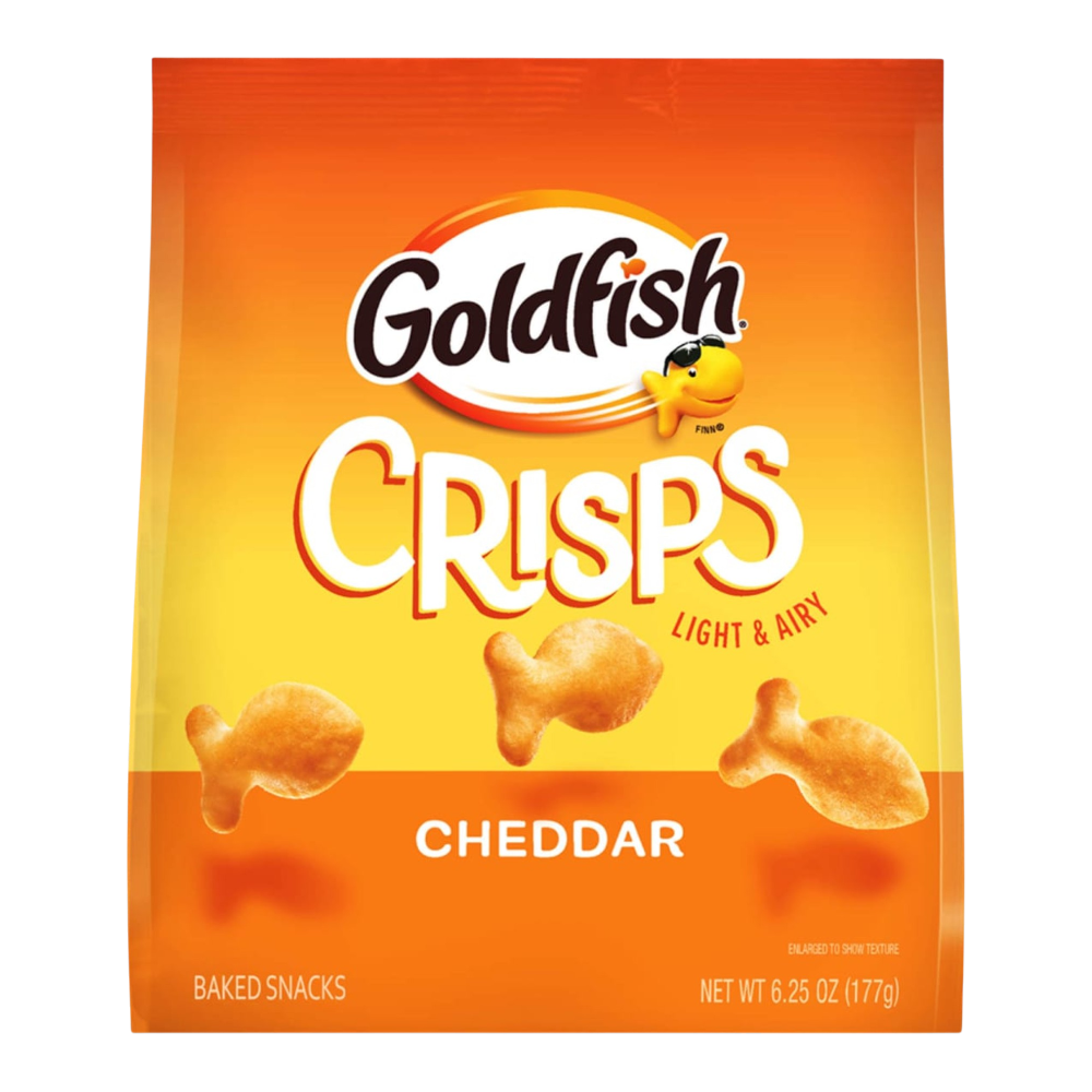 Goldfish Crisps Cheddar Flavour - 6.24oz (177g)