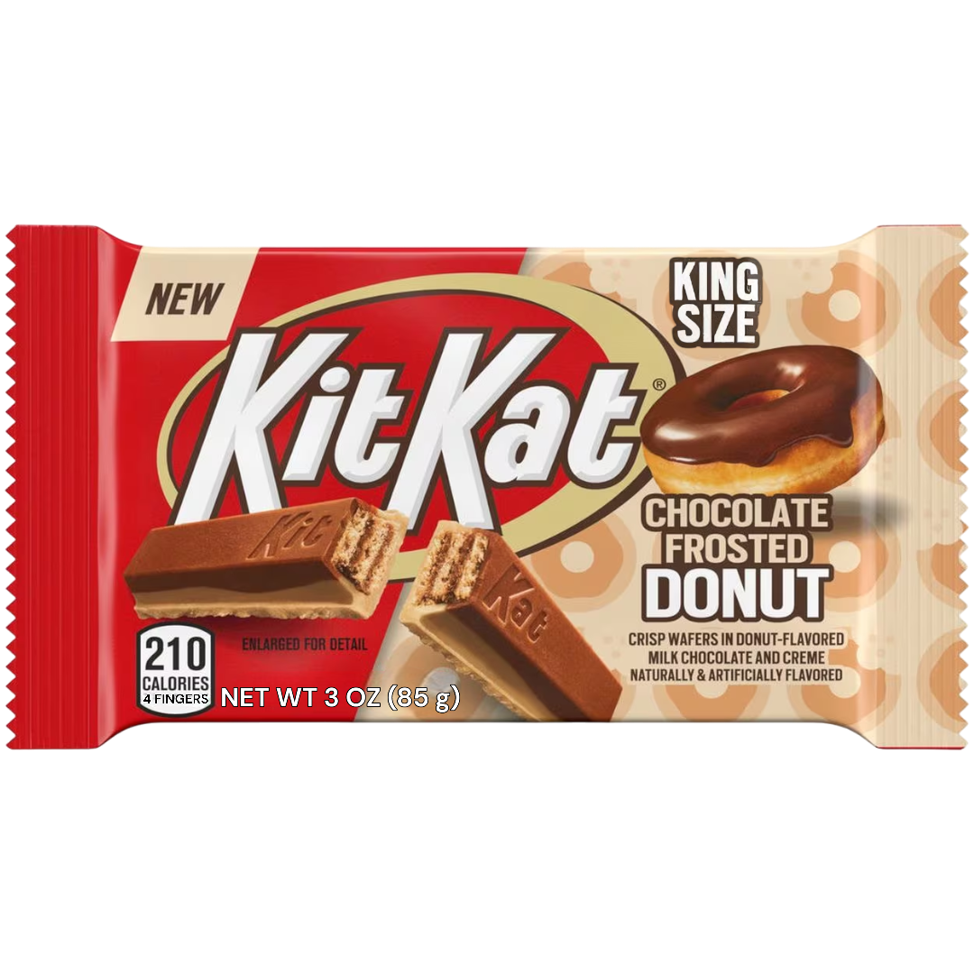 Kit Kat Chocolate Frosted Donut King Size 3oz (85g) Poppin Candy