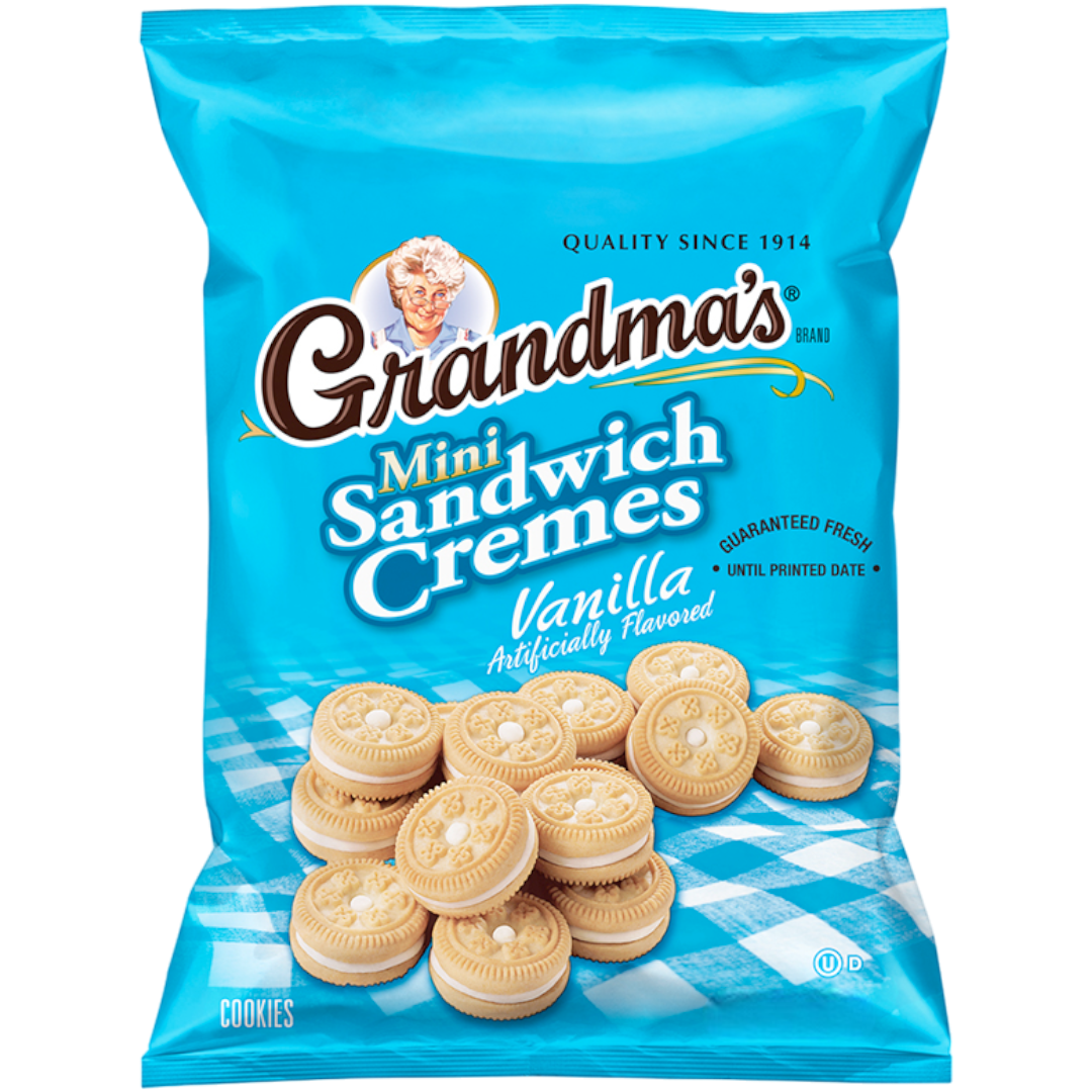 Grandma's Cookies Mini Sandwich Cremes Vanilla - 2.12oz (60g)