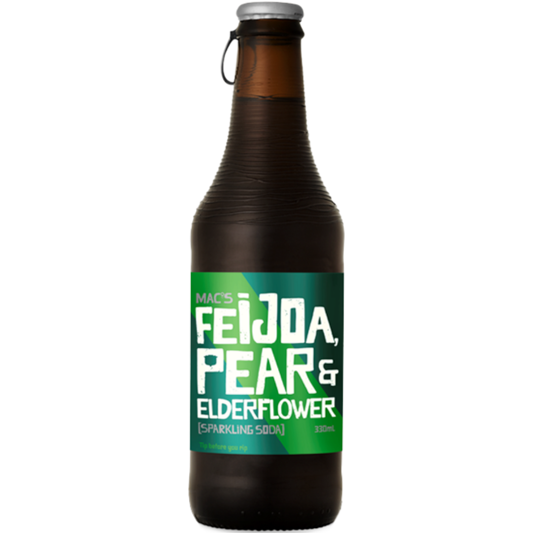 Mac's Feijoa, Pear & Elderflower Sparkling Soda (New Zealand) - 11.1fl.oz (330ml)