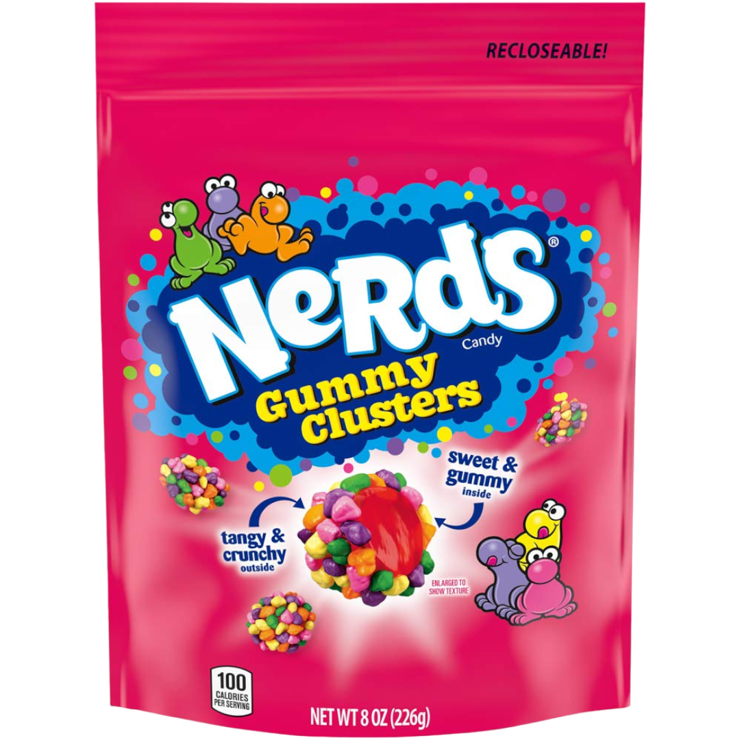 Nerds Gummy Clusters Rainbow Share Bag - 8oz (226g)