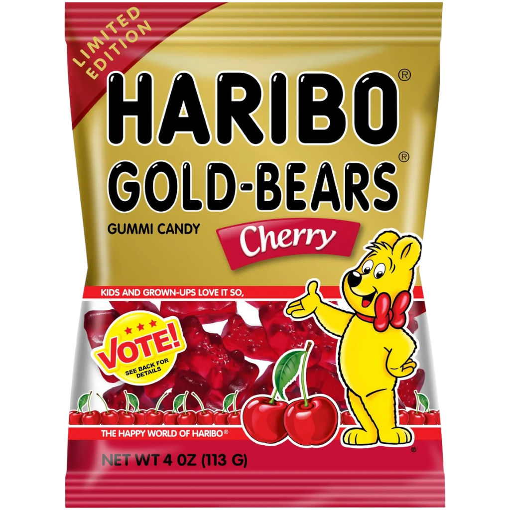 Haribo Goldbears Cherry (Limited Edition) - 4oz (113g)