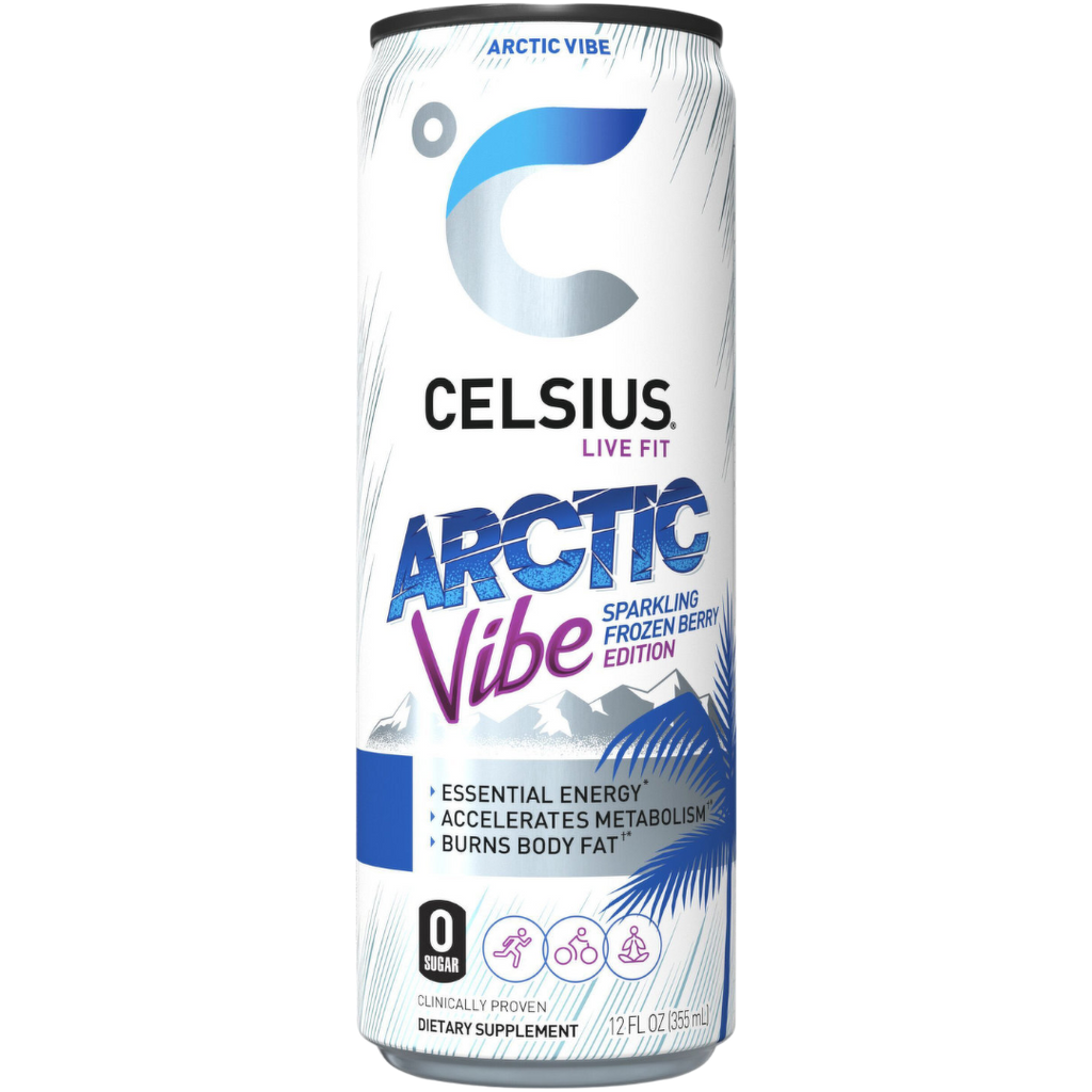 Celsius Arctic Vibe Frozen Berry Sugar Free Energy Drink - 12fl.oz (355ml)