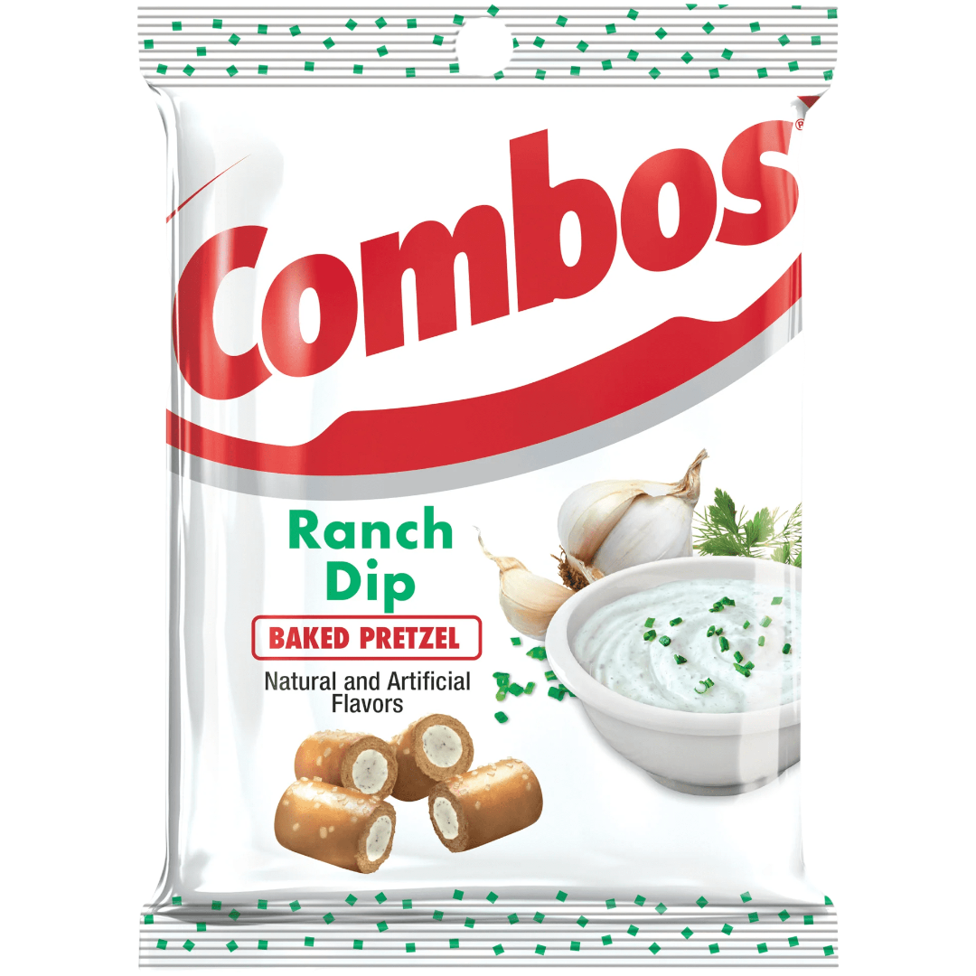 Combos Ranch Dip Stuffed Baked Pretzel Bites - 6.3oz (178g)