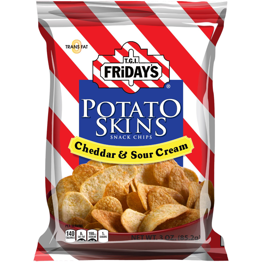TGI Fridays Cheddar & Sour Cream Potato Skins - 3oz (85.1g)