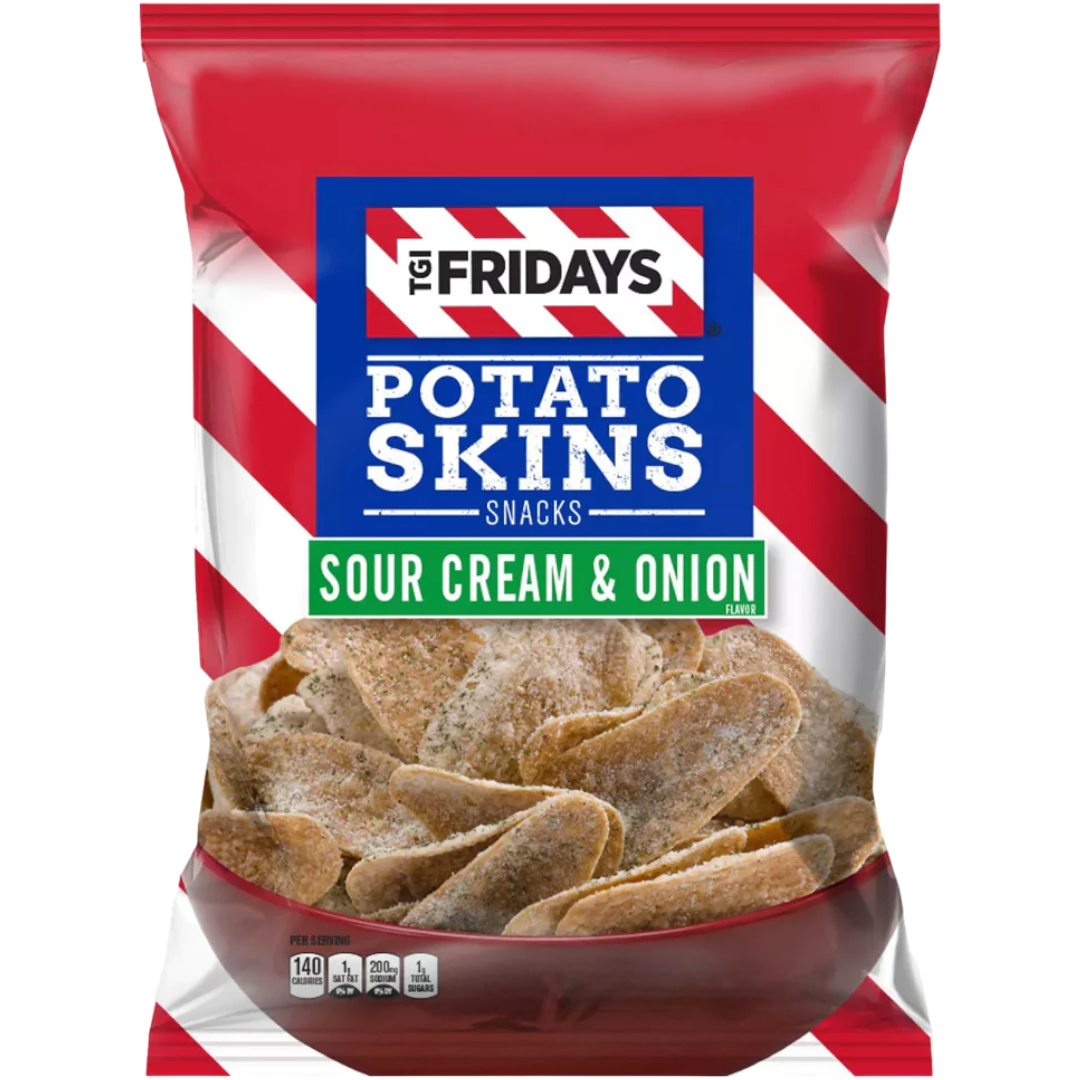 TGI Fridays Sour Cream & Onion Potato Skins - 3oz (85g)