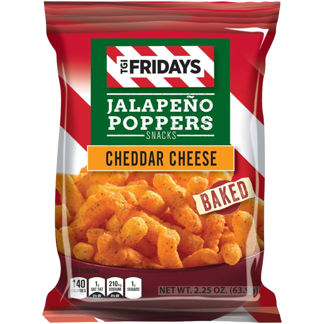 TGI Fridays Jalapeno Cheddar Cheese Poppers Baked Snacks - 2.25oz (63.9g)