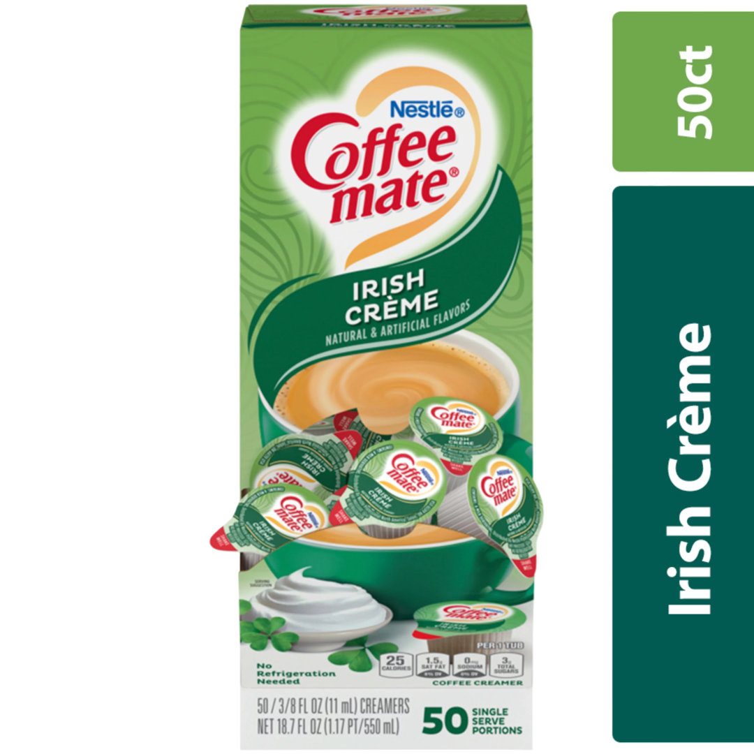 Coffee-Mate Irish Crème Liquid Creamer Singles - 0.375fl.oz (11ml)