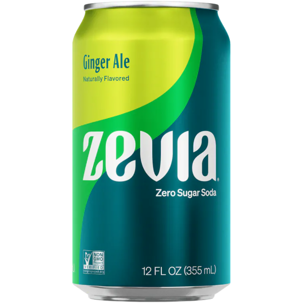 Zevia Ginger Ale (Zero Sugar Zero Calories) - 12fl.oz (355ml)