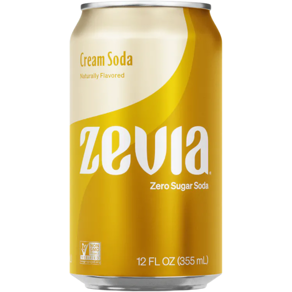 Zevia Cream Soda (Zero Sugar Zero Calories) - 12fl.oz (355ml)
