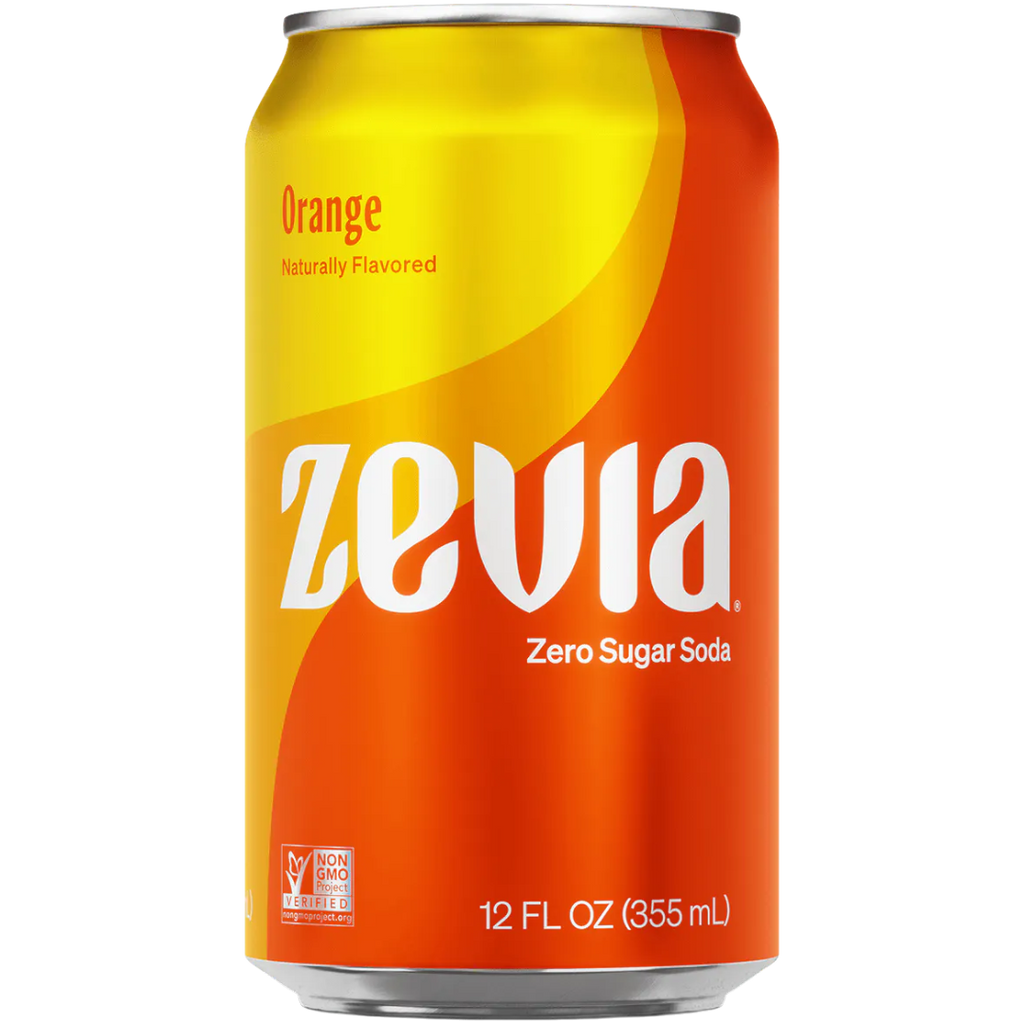 Zevia Orange Soda (Zero Sugar Zero Calories) - 12fl.oz (355ml)