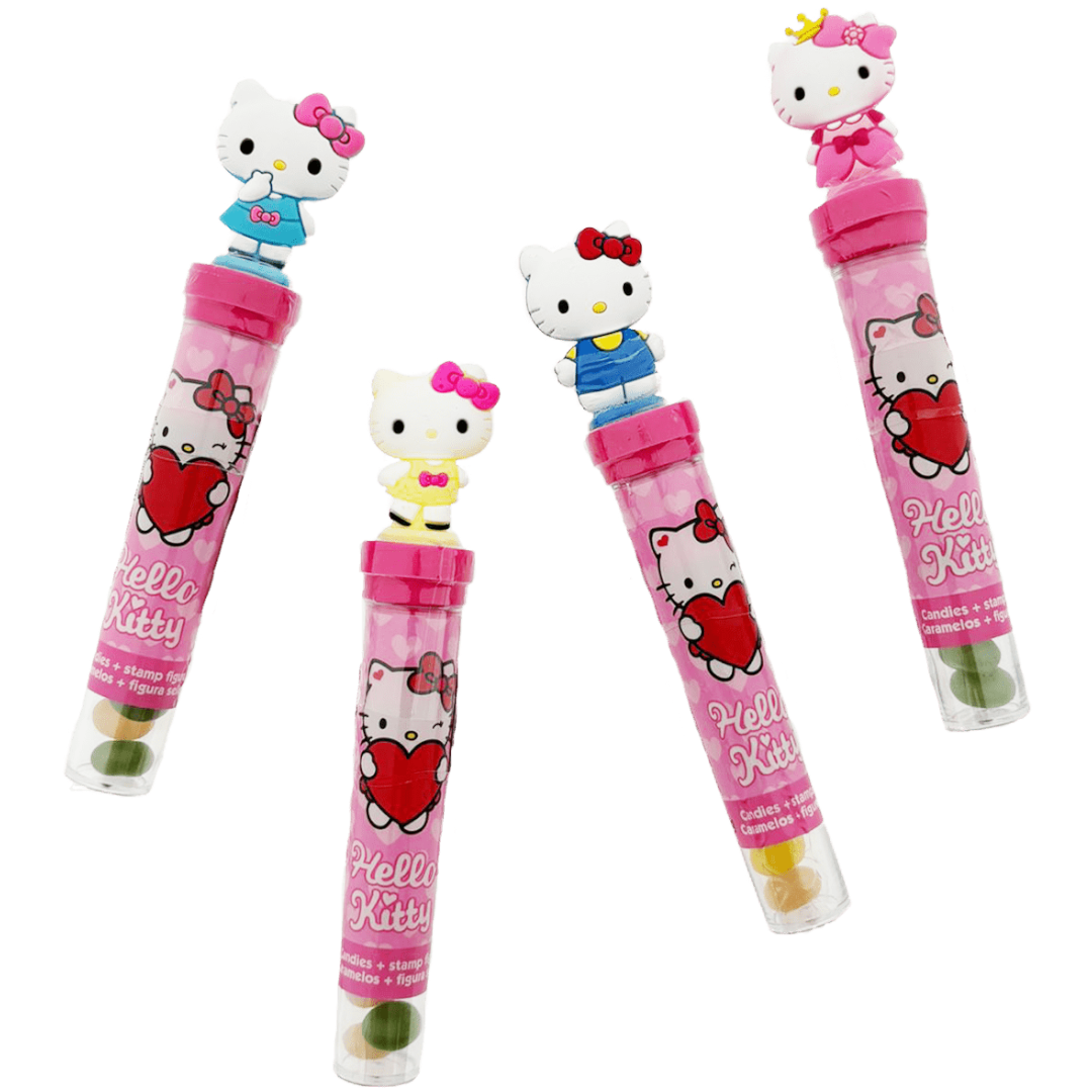 Hello Kitty Stamp Tube With Jelly Candies - 0.28oz (8g)