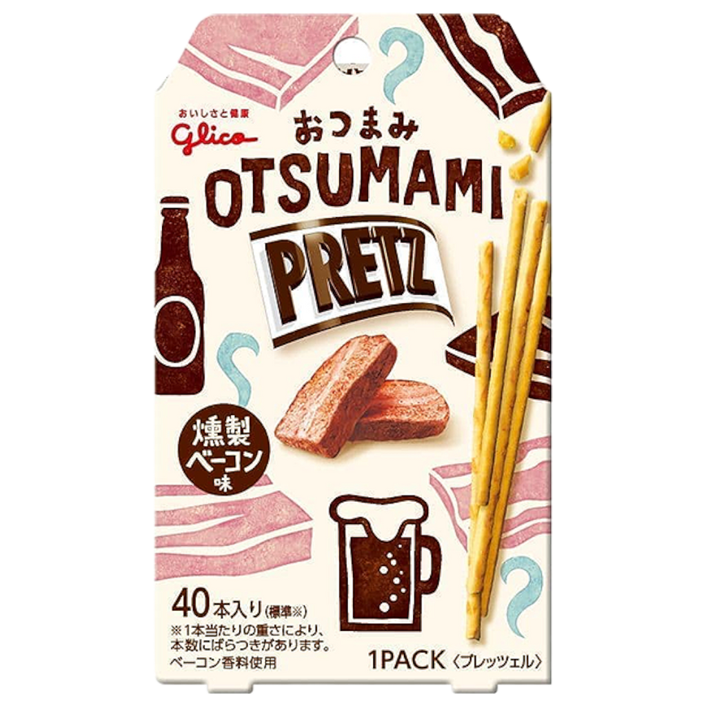 Glico Pretz Otsumami Smoked Bacon (Japan) - 0.84oz (24g)