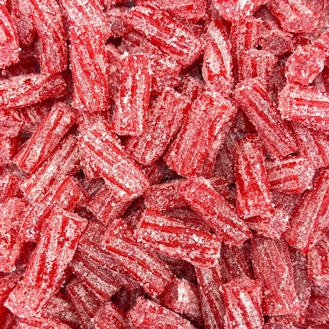 Sour Jelly Filled Strawberry Twists
