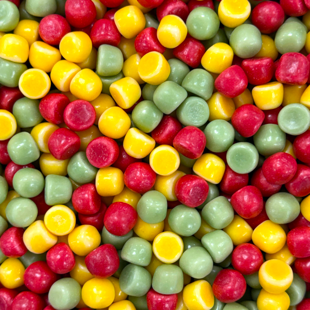 Candy-Shelled Foam Gems